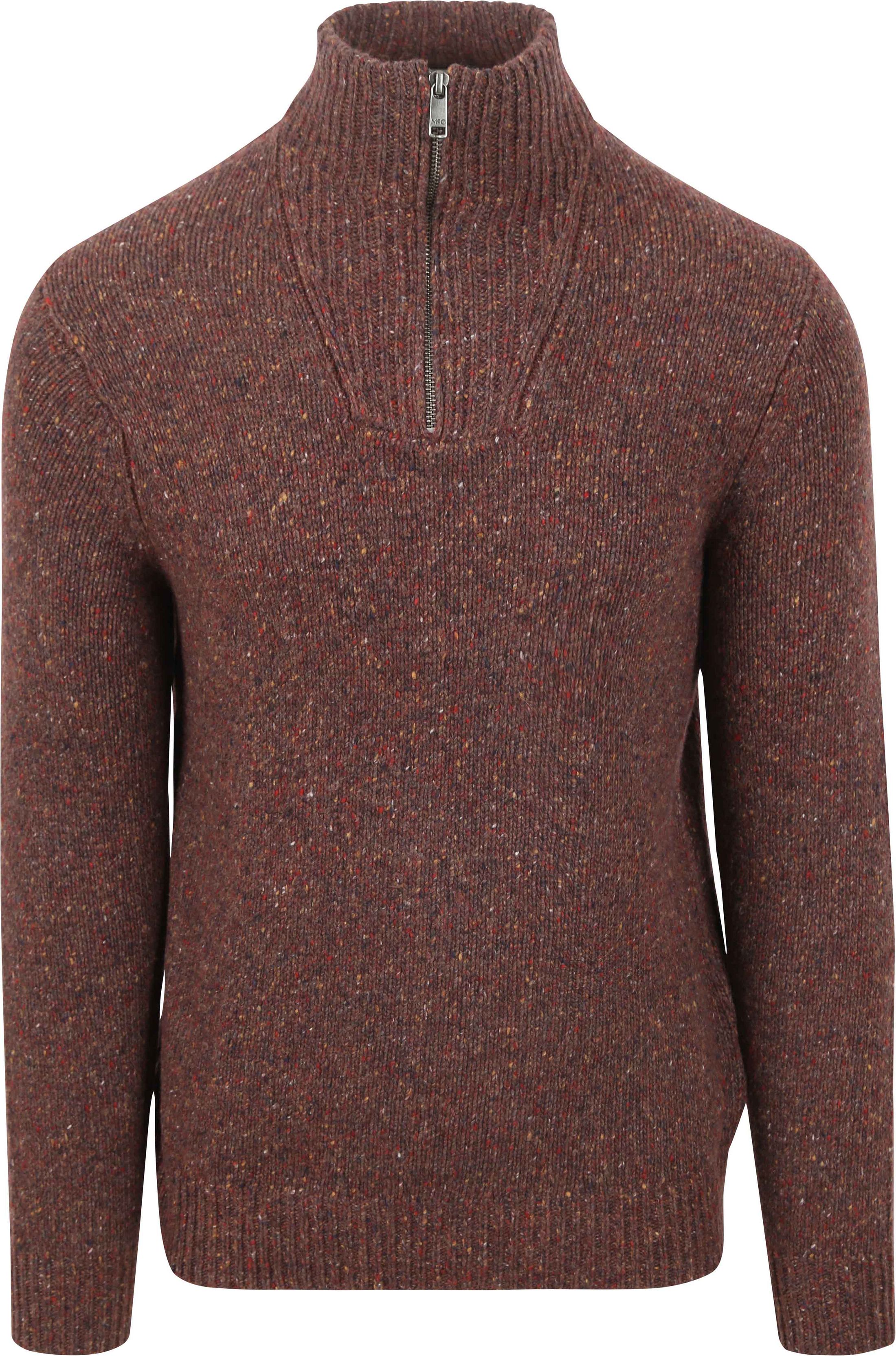 McGregor Half Zip Trui Merinowol Bruin MM242.1204.02-3006 kopen | Suitable