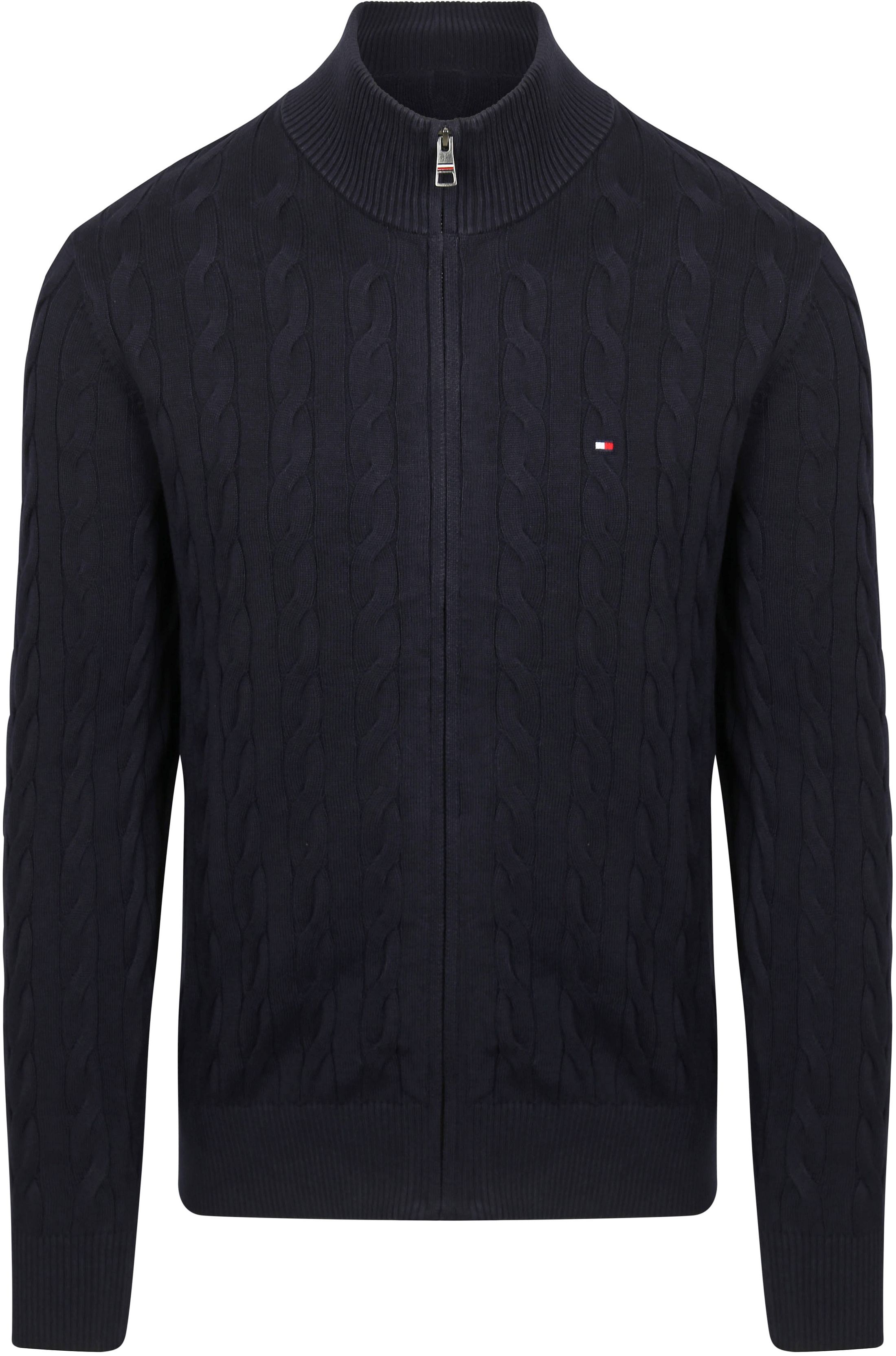 Tommy Hilfiger Vest Med Lynlås, Navy MW0MW40440-DW5