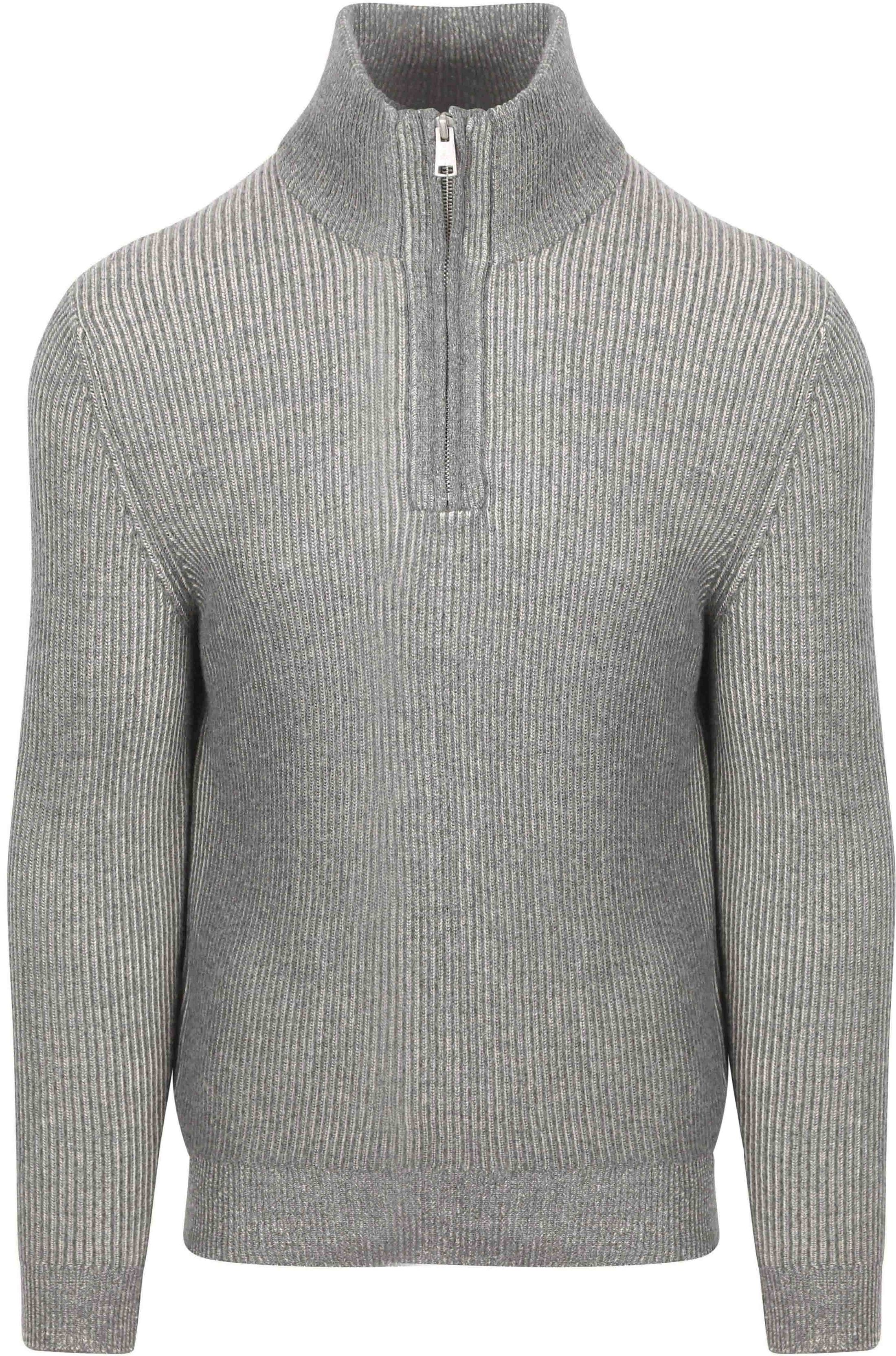 Marc O'Polo Halfzip Rib Grey M29507960118-969 order online | Suitable