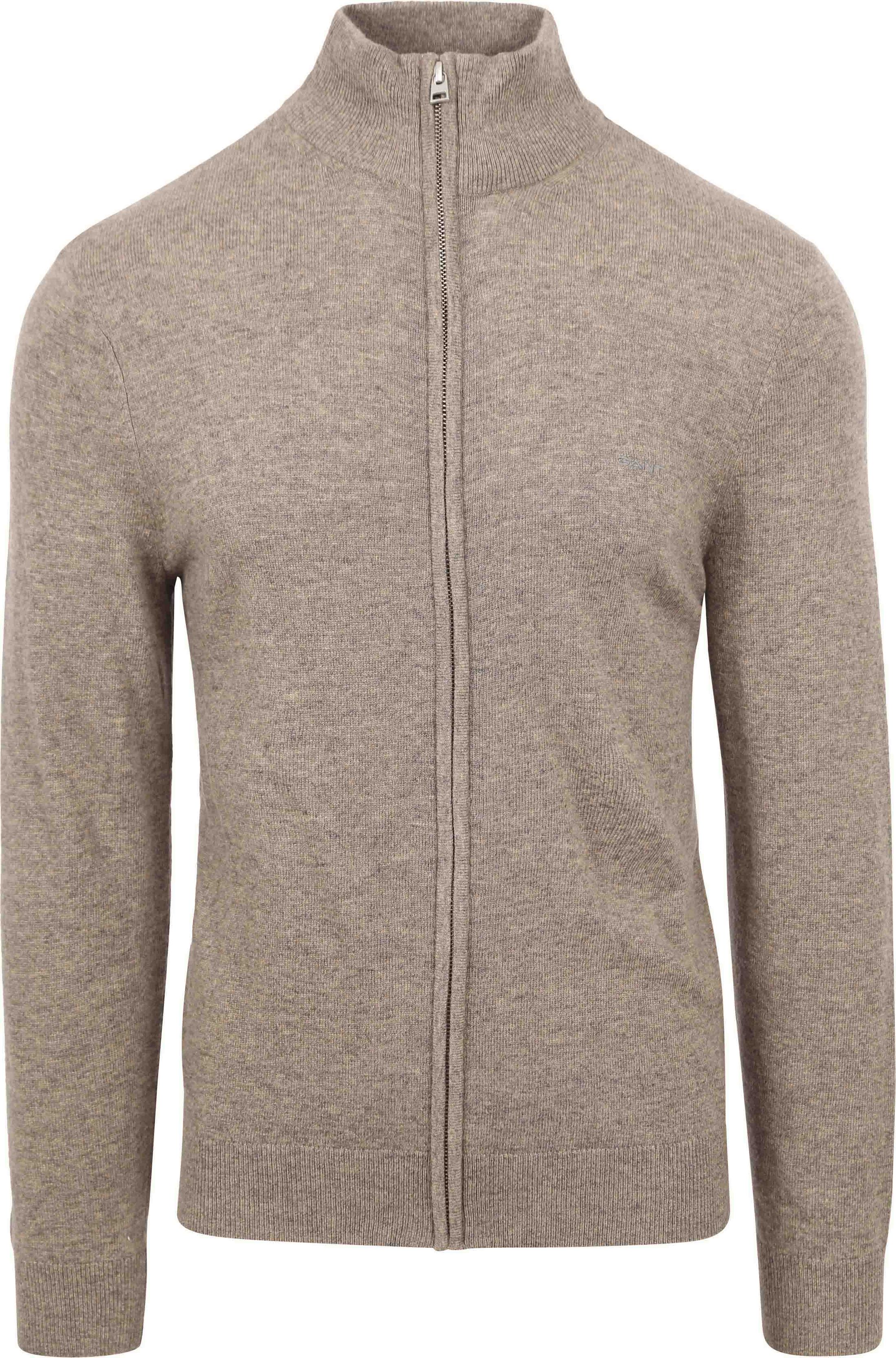 Gant Vest Lamswol Greige 8050175-294 kopen | Suitable