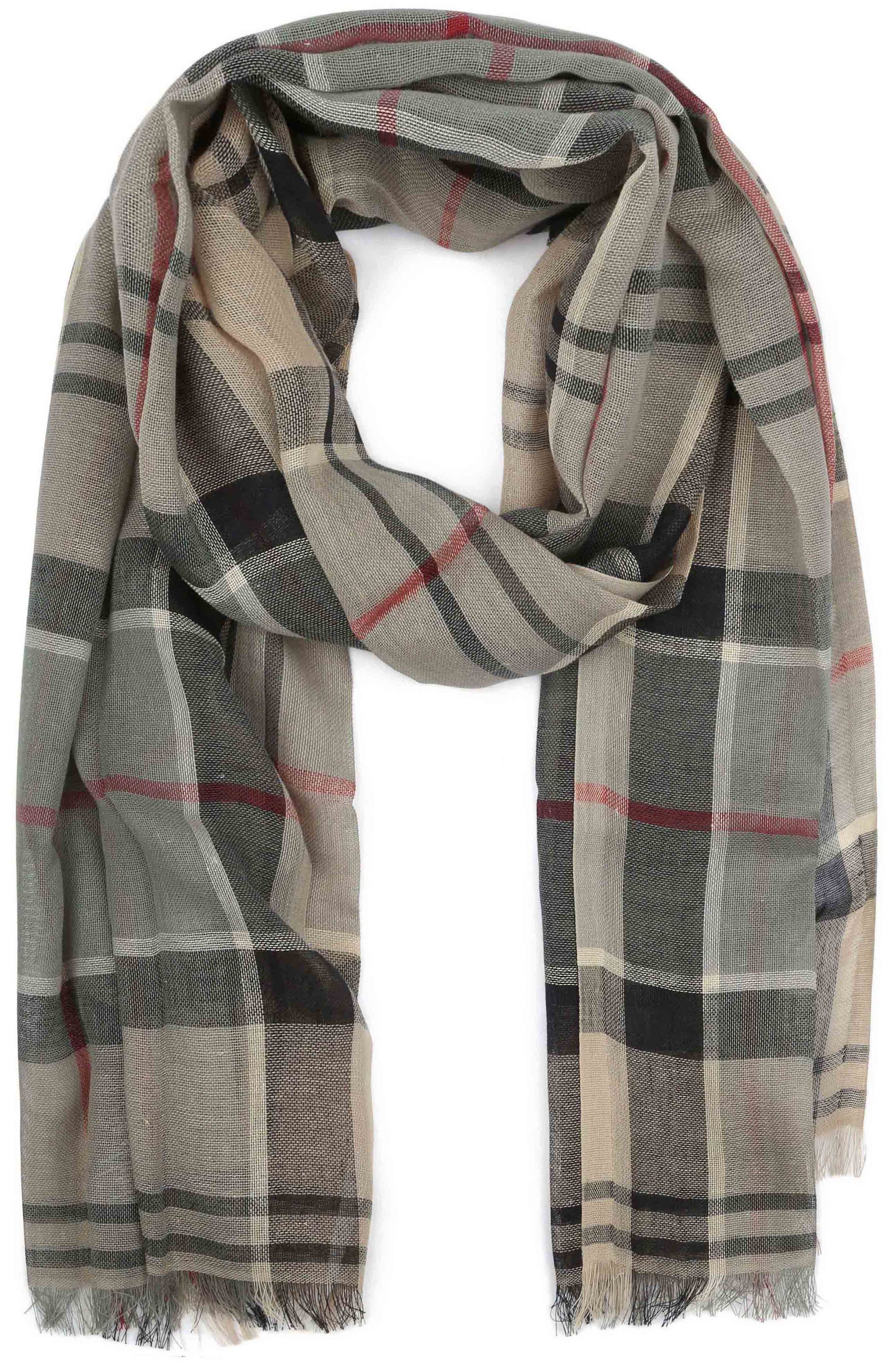 Køb Barbour Tørklæde Summer Welton Kaki USC0315-TN32 | Suitable