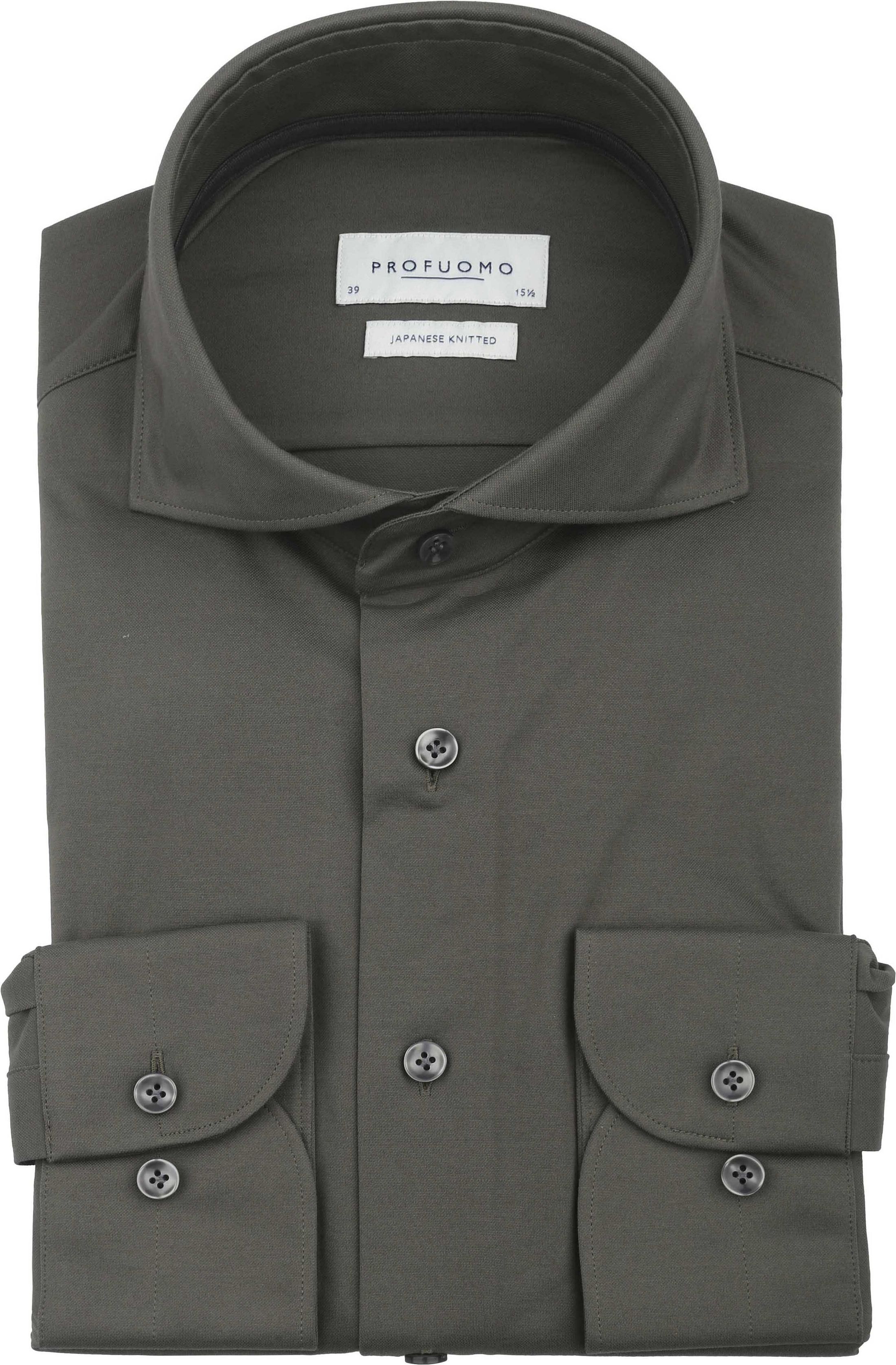 Profuomo Chemise en Tricot Japonais Vert Foncé PPVH30044E-Z3 commander en ligne | Suitable