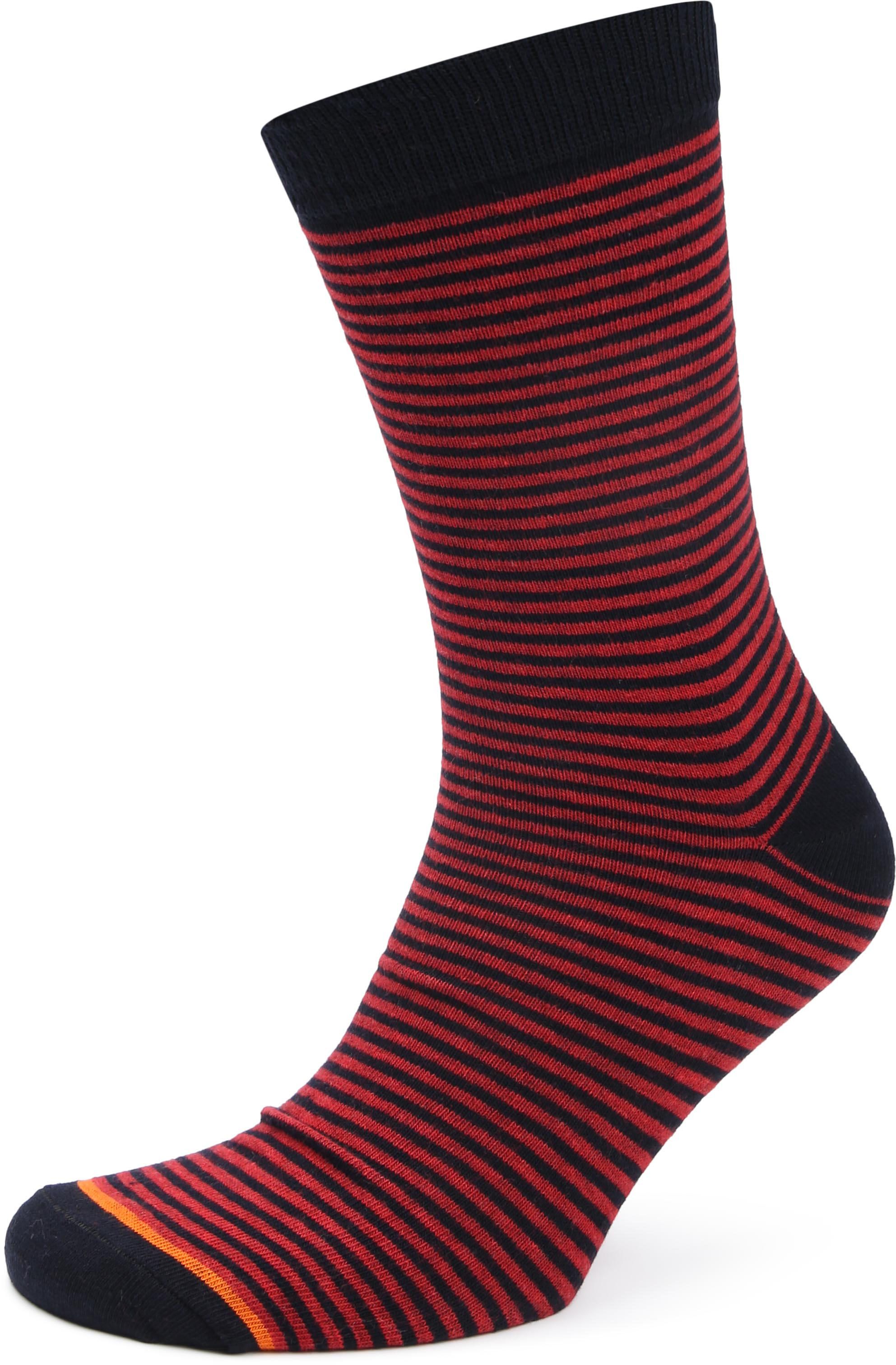 Suitable Socks Stripes Red order online | SCK-34 RED | Suitable Lithuania