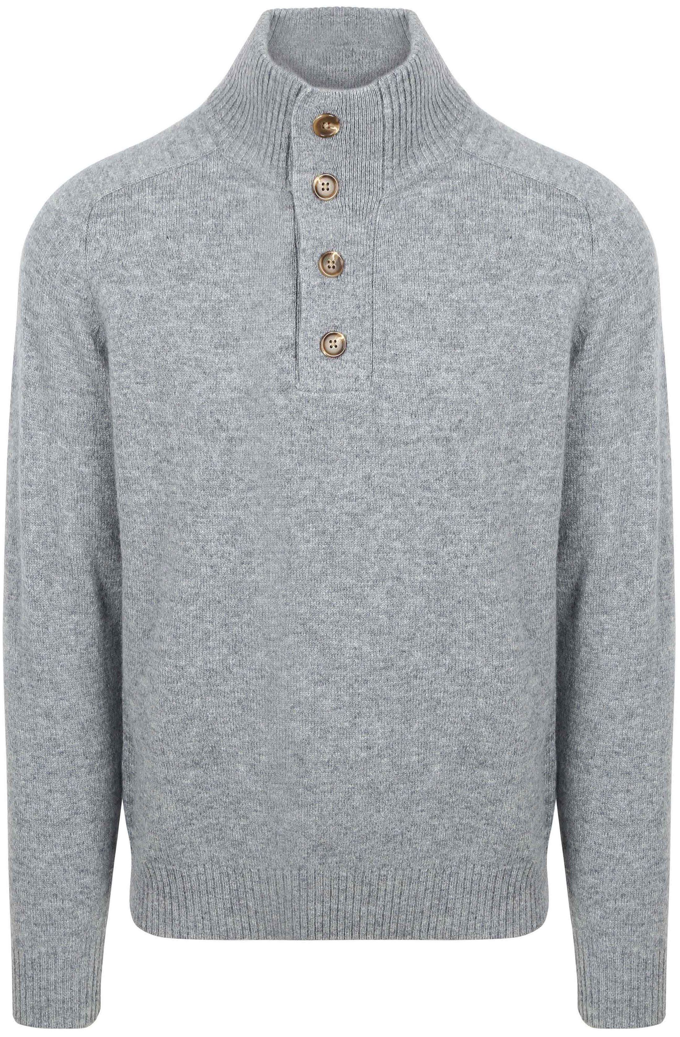 Steppin' Out Mocker Pullover Lambswool Grey order online | PU-LMBS-MB-SO-25.05 Grey Sonic Silver | Suitable Hungary