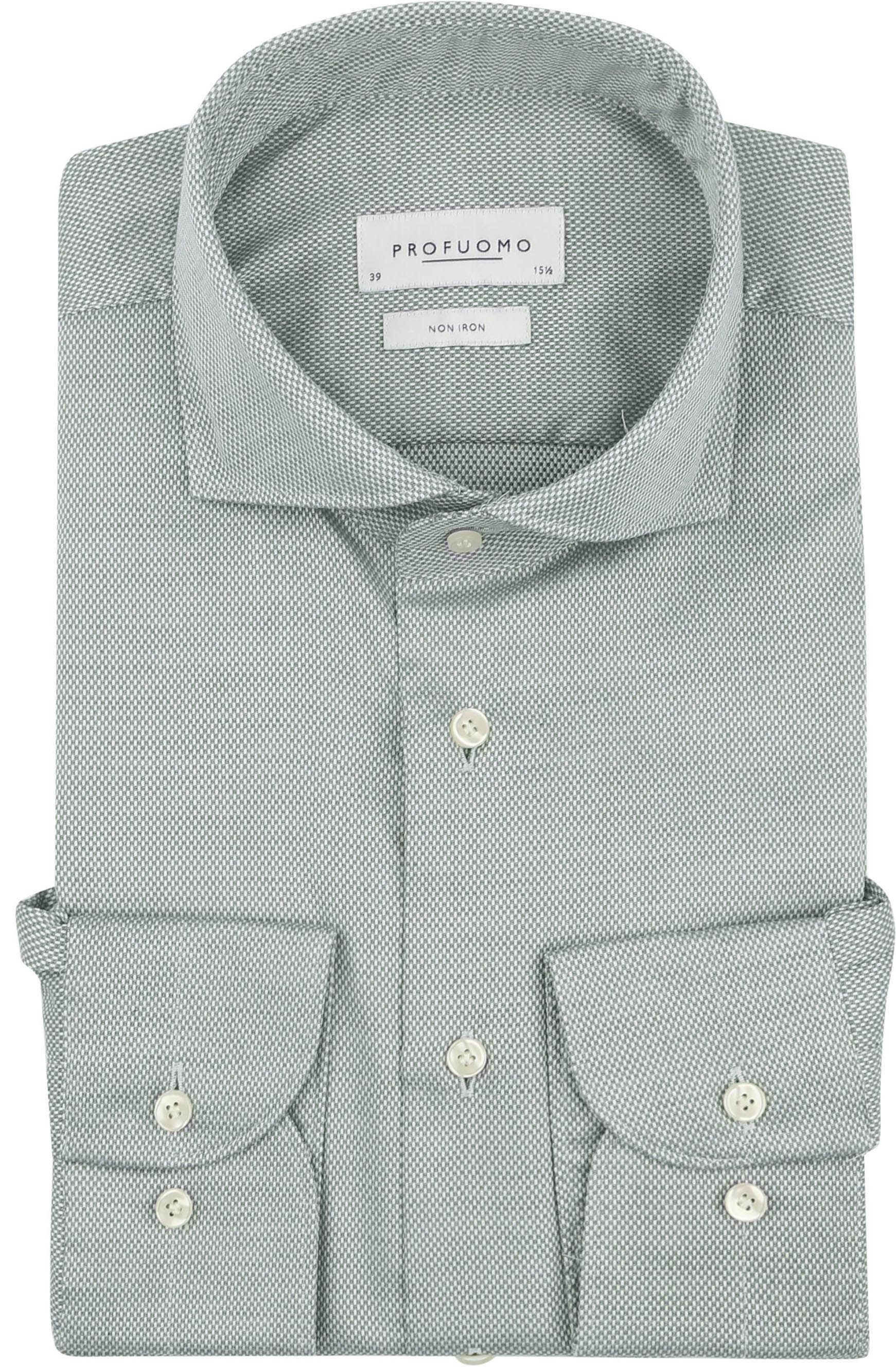 Profuomo Basketweave Skjorta Grön PPWH30001C-Z