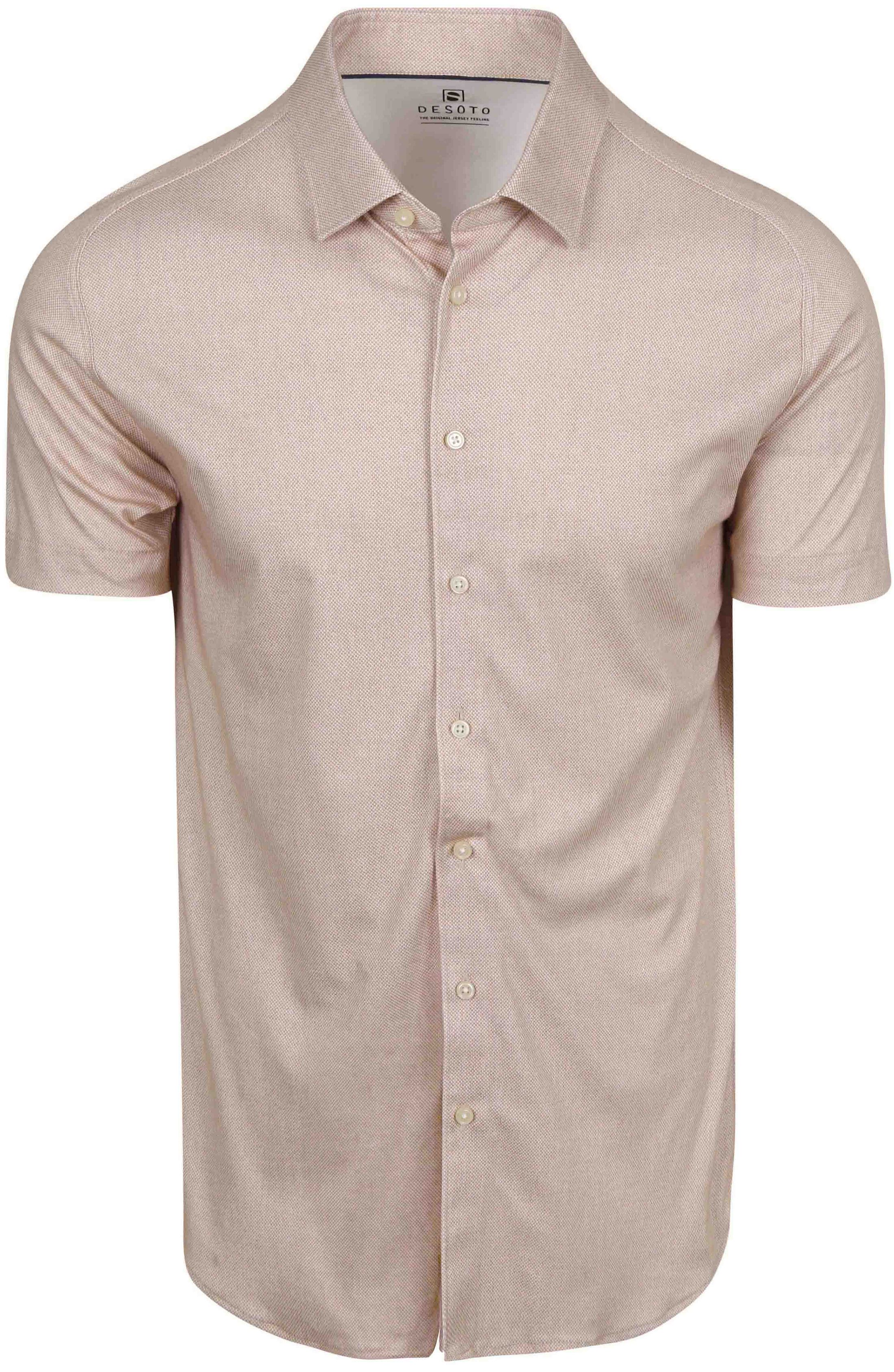 Desoto Short Sleeve Oxford Optics Shirt Beige order online | Suitable