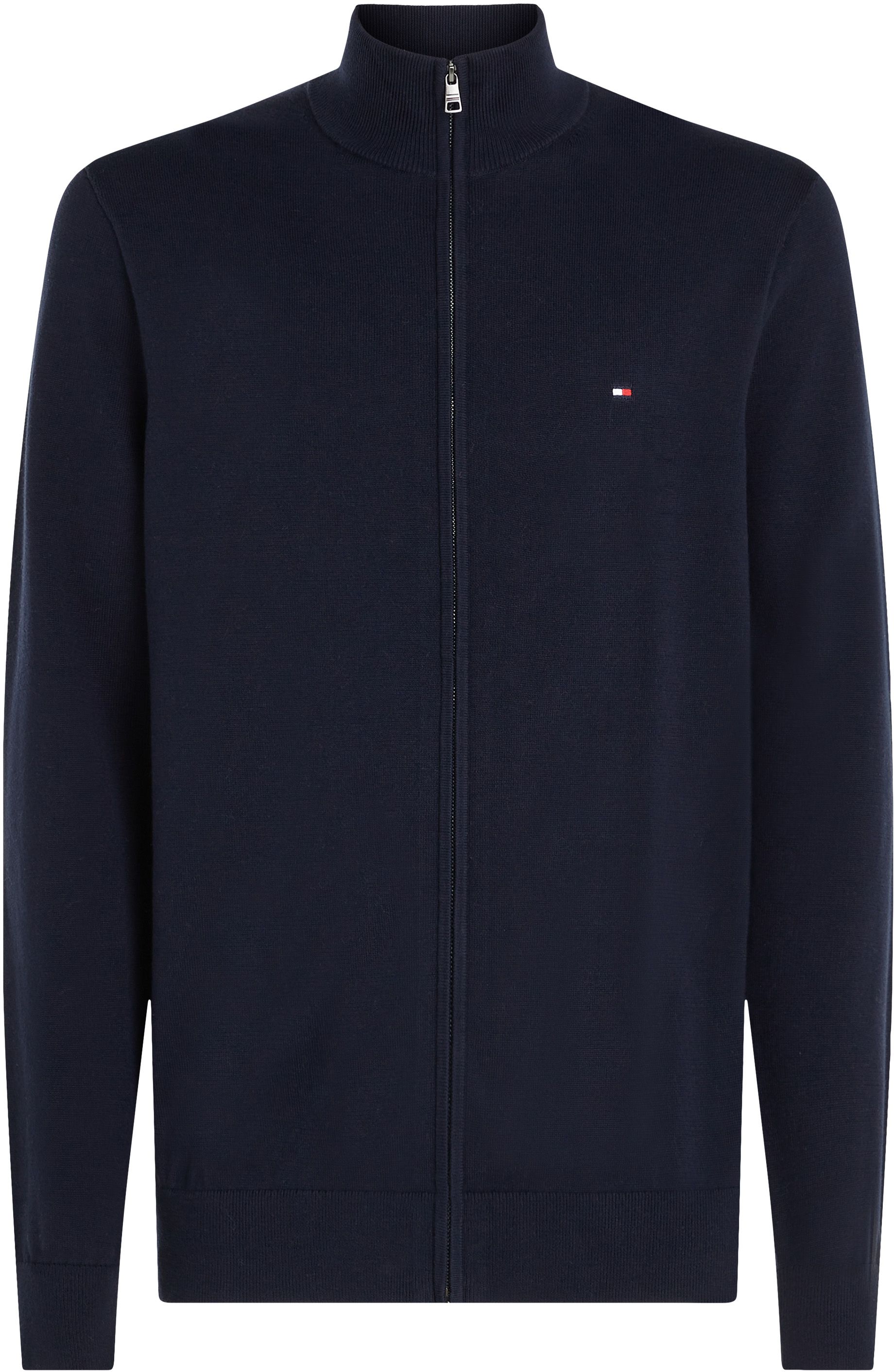 Tommy Hilfiger Cardigan Zip Navy order online | MW0MW36517-DW5 | Suitable Italy