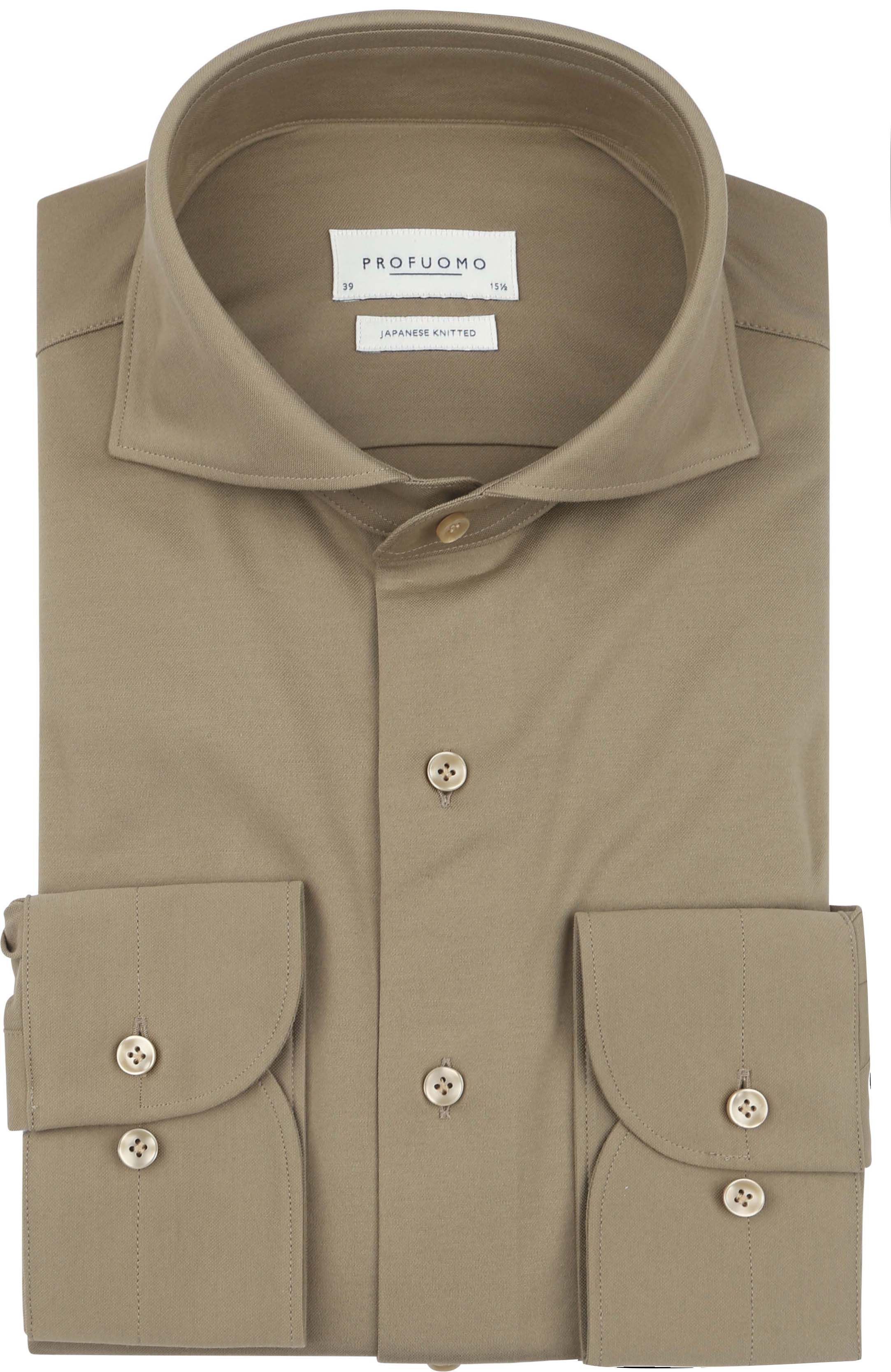 Profuomo Japanese Knitted Hemd Groen PPWH30026F-Z kopen | Suitable