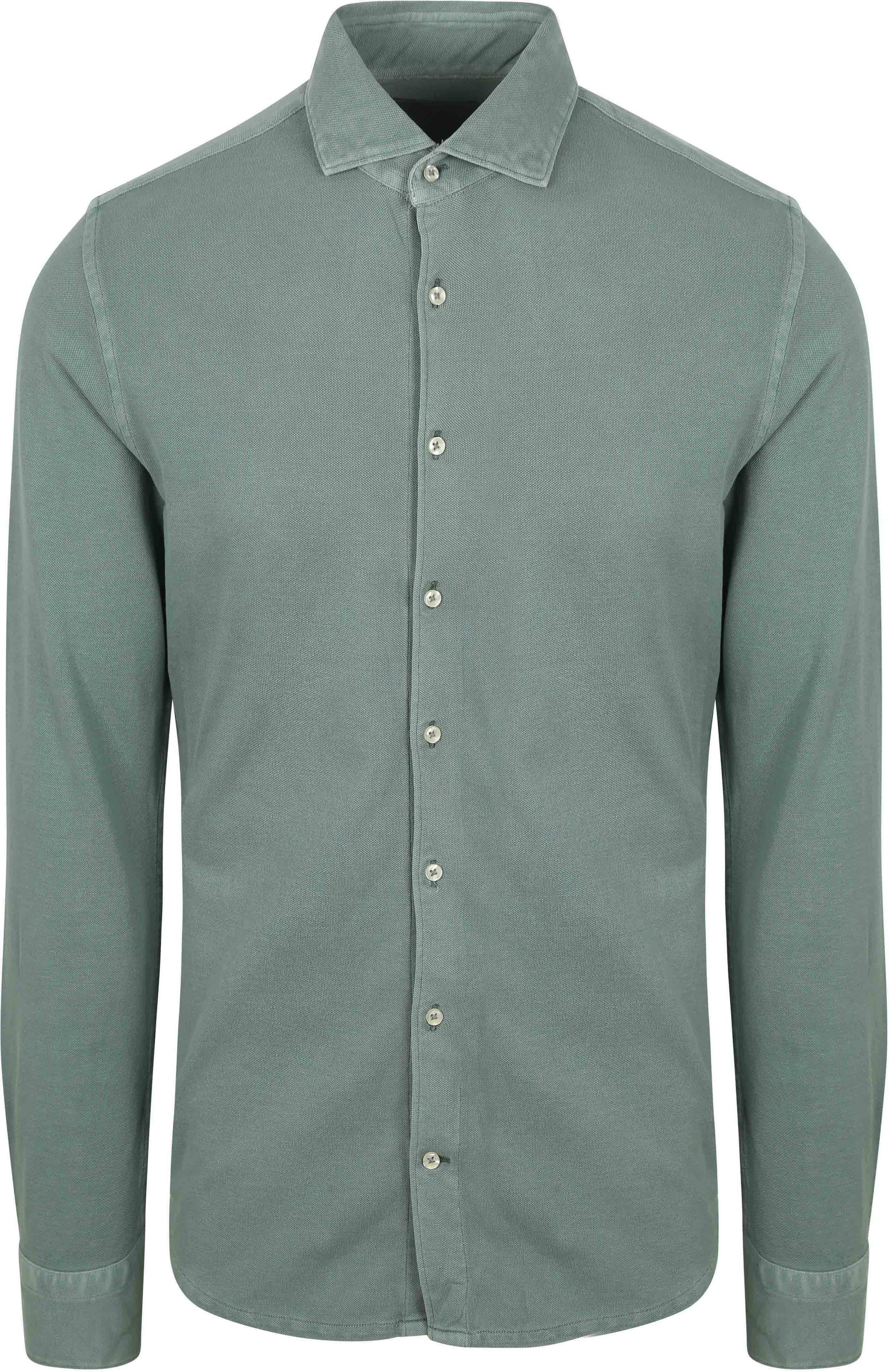 Suitable Piqué Shirt Green order online | SH-GDPIQ-WS-25.03 GREEN | Suitable Liechtenstein