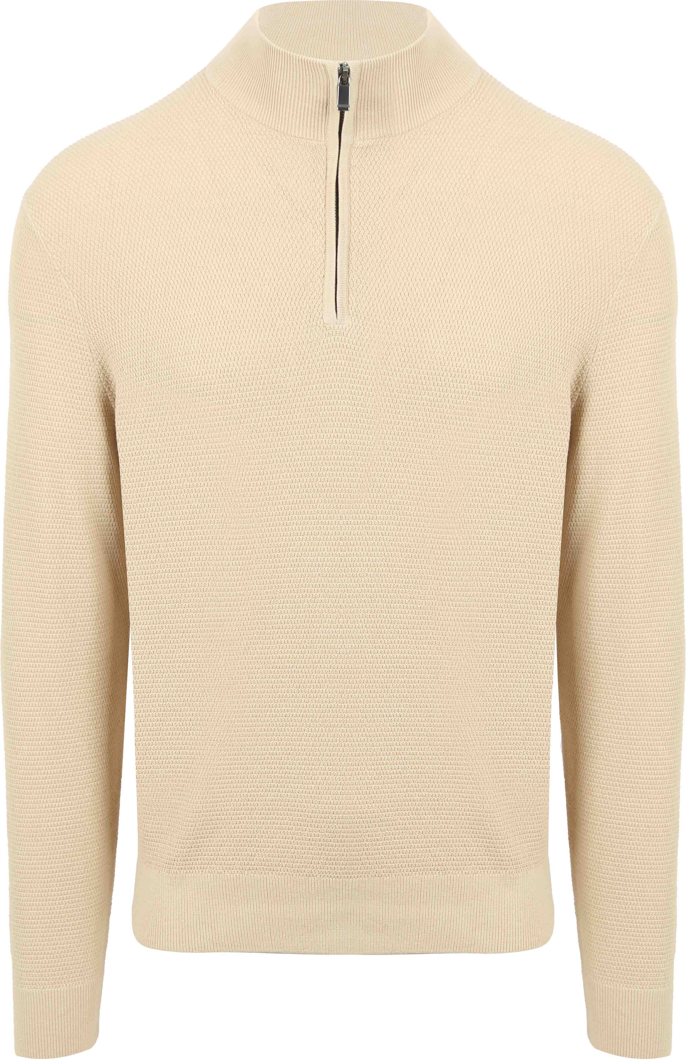 Suitable Structure Half Zip Trui Sand PU-PI-HZ-SAND-STBL-2404 kopen | Suitable