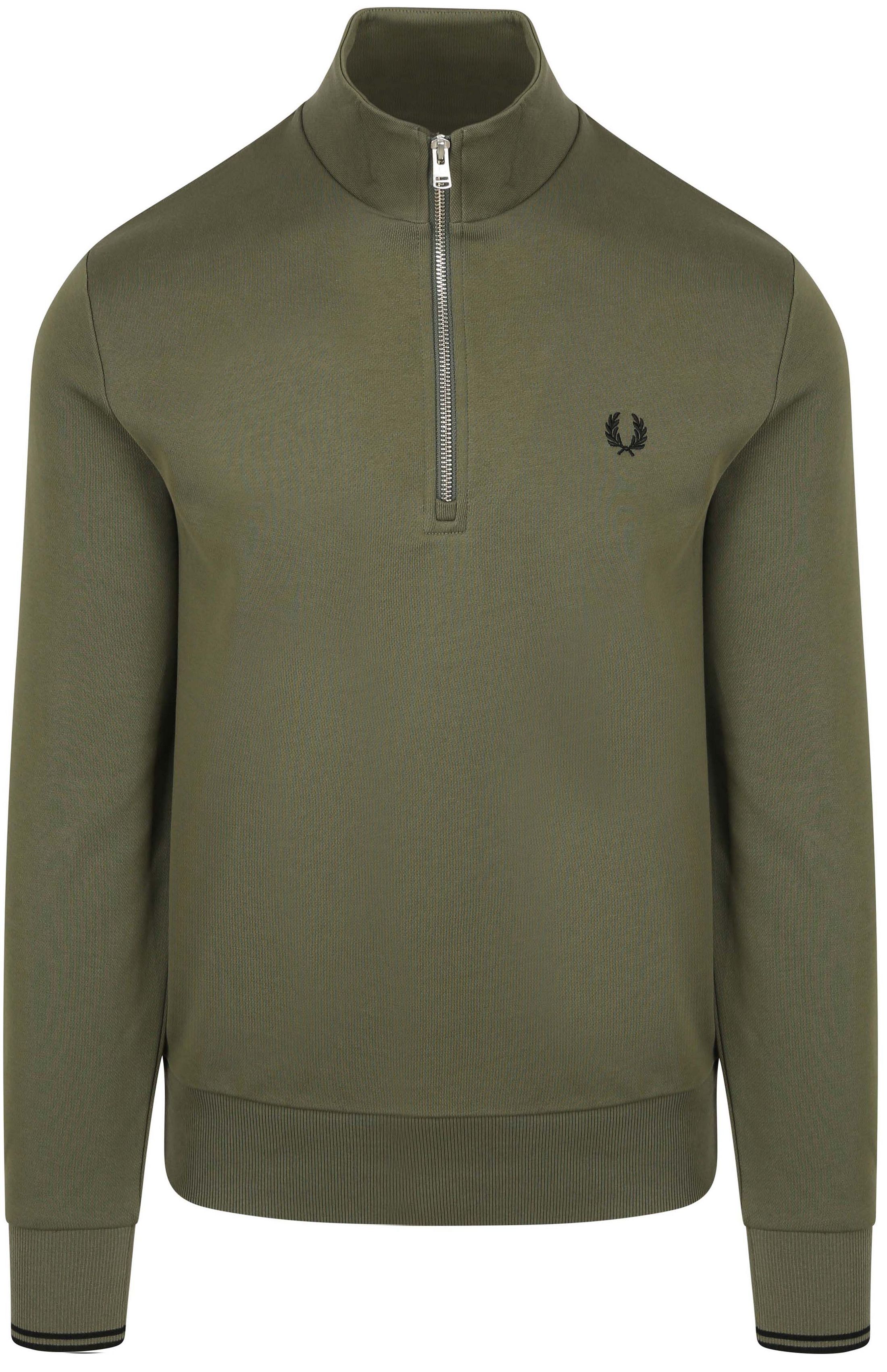 Fred Perry Pull Demi-Zip Vert Foncé Z50 commander en ligne | Suitable