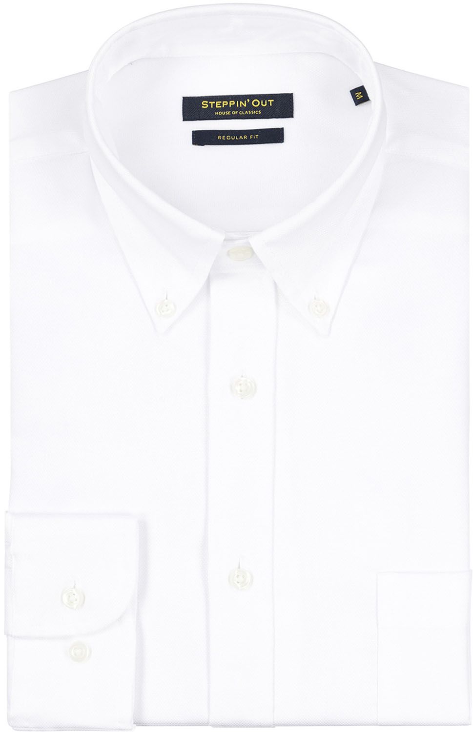 Steppin' Out Skjorta Dobby Vit SM6003.0014-9000