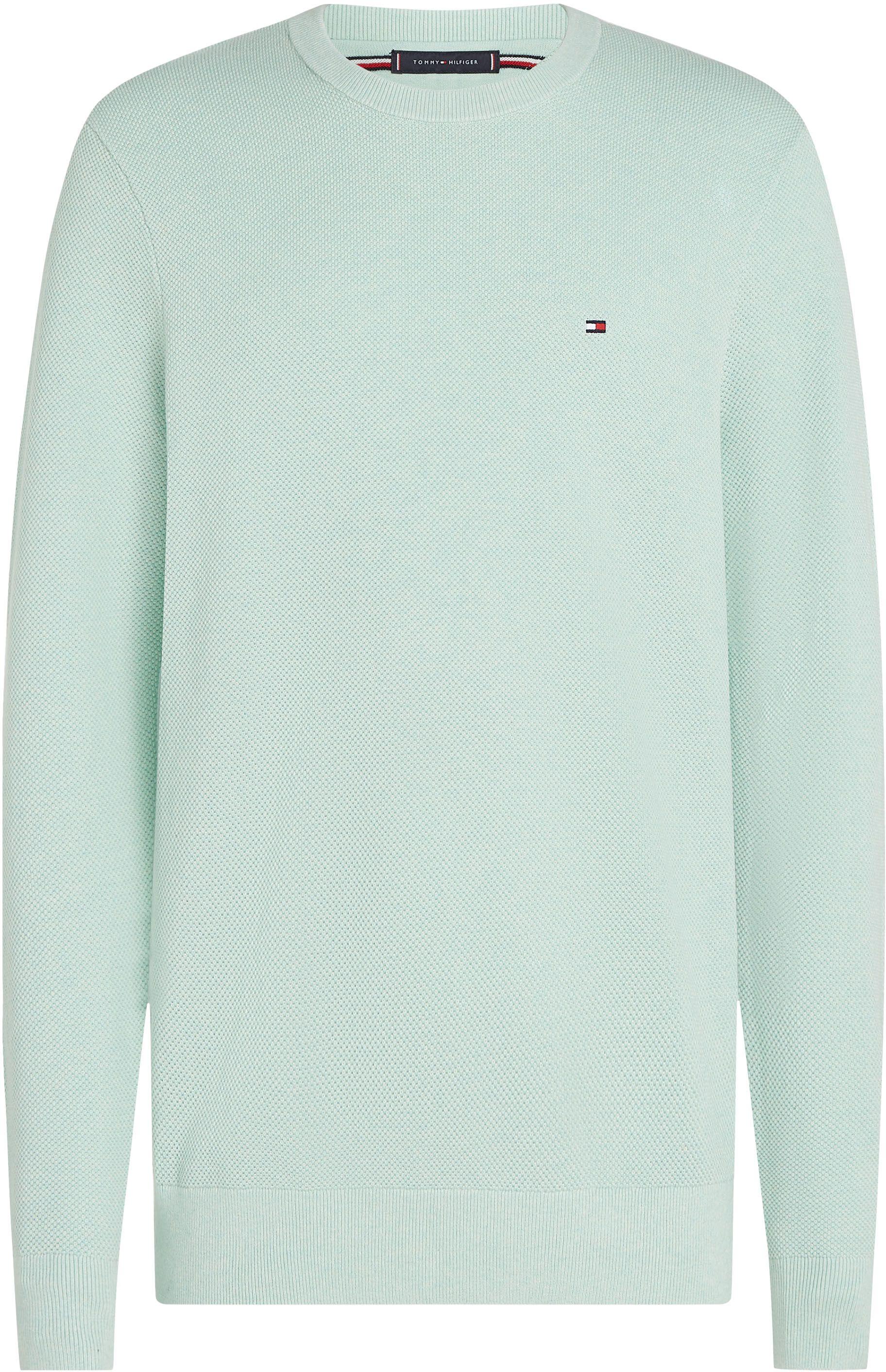 Tommy Hilfiger Strukturert Genser Mintgrønn MW0MW36347-MRE