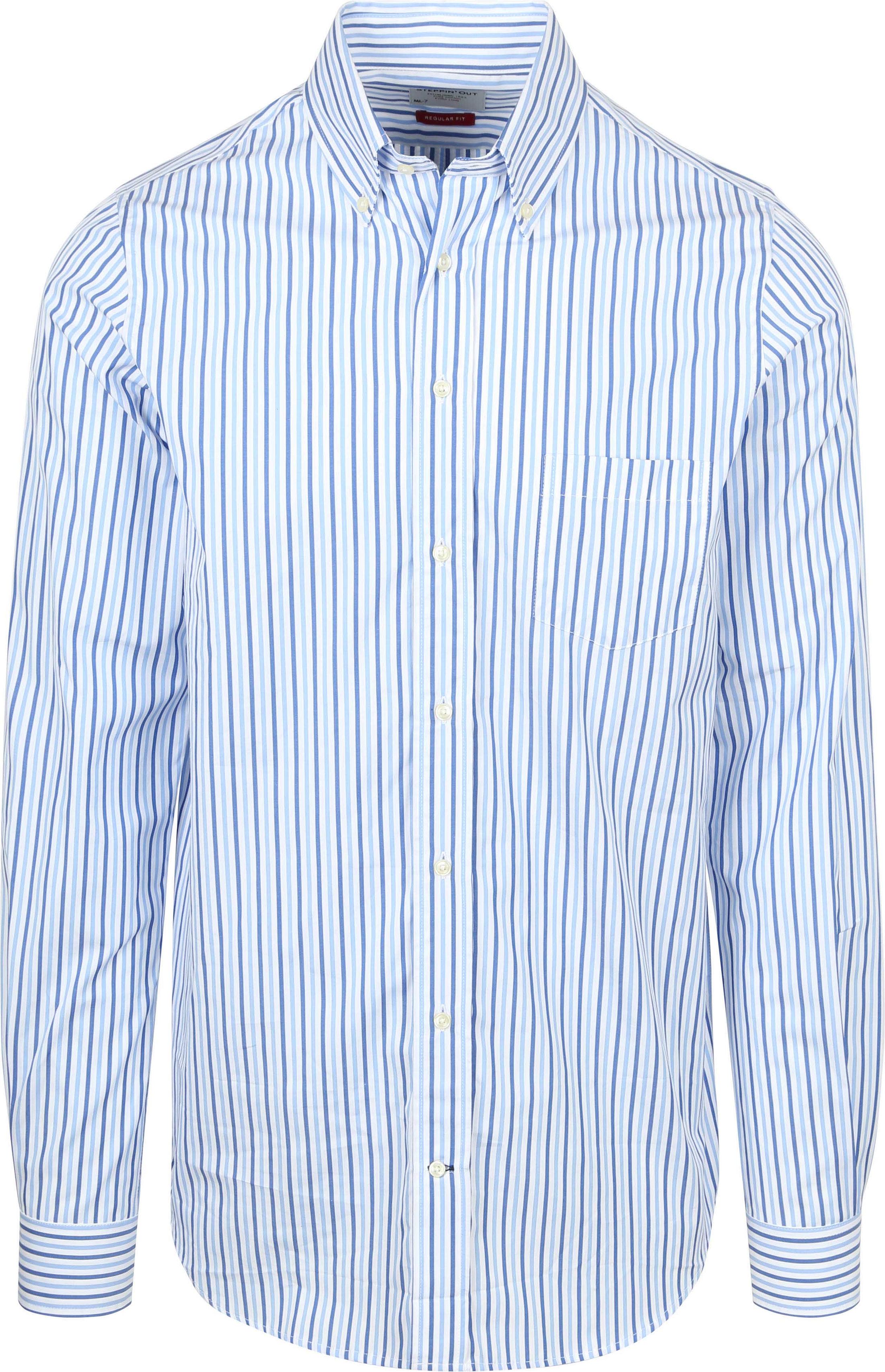 Steppin' Out Koszula Niebieski SM232.6001.16-Light Blue 