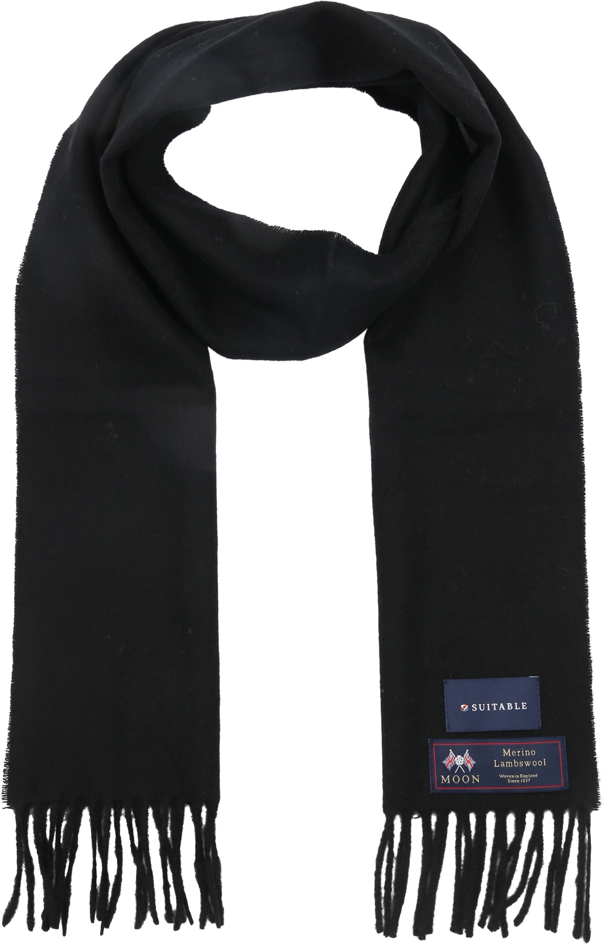 Suitable Echarpe à Carreaux Merinos Anthracite commander en ligne | SCARV-STBL-AW24-07 | Suitable Luxembourg