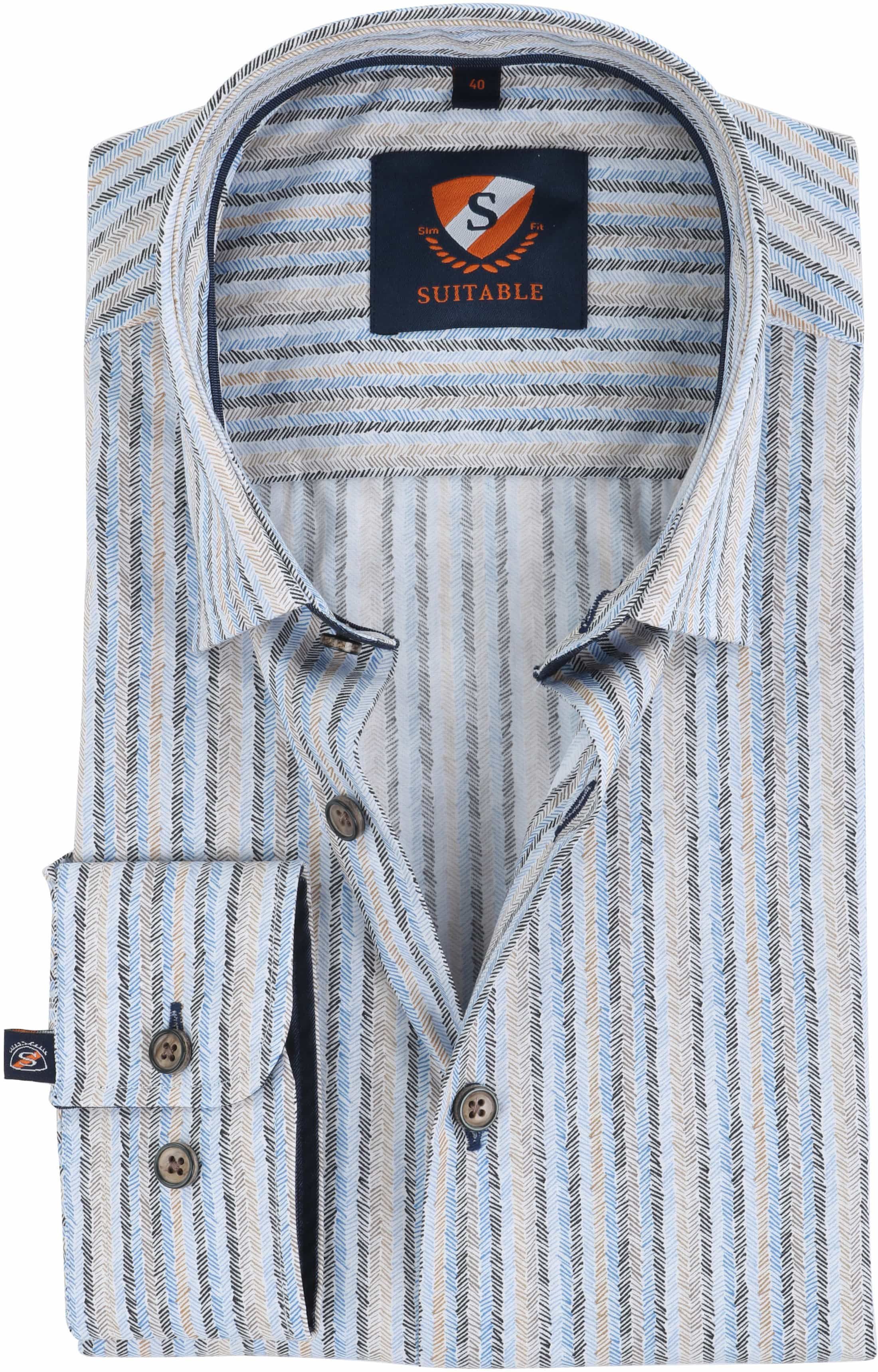 Suitable Skjorte med Herring-trykk 175-6 HBD Herrings