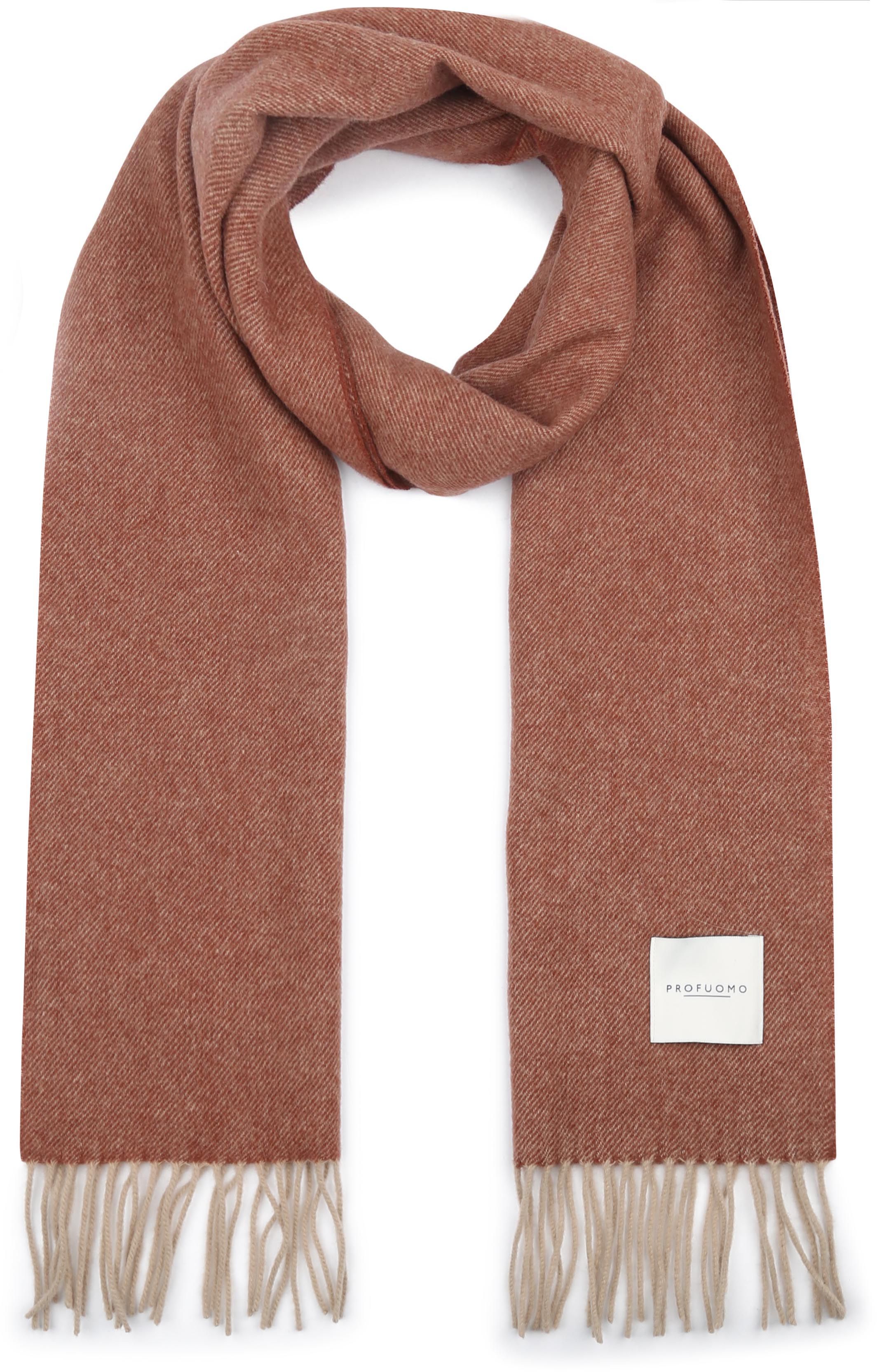 Profuomo Skjerf Lamull Mahogni PPSS30001G-H