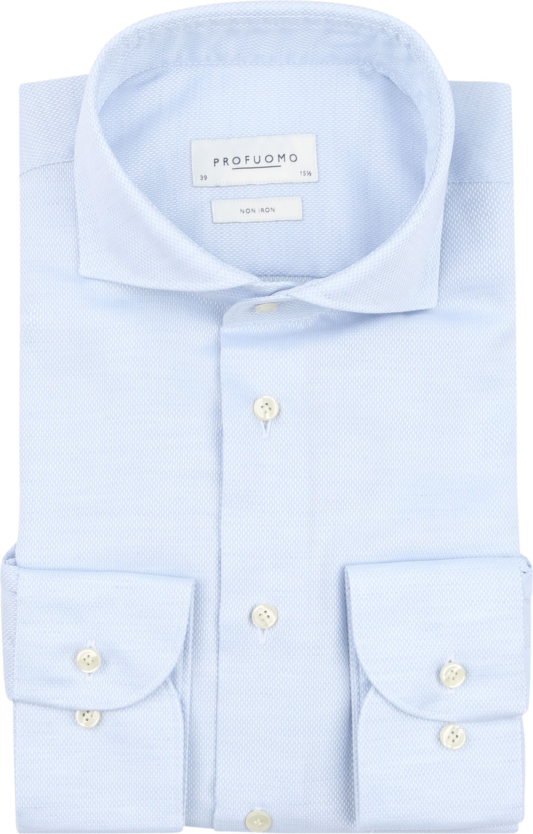 Profuomo Basketweave Hemd Hellblau  kaufen | PPWH30001A-M1 | Suitable