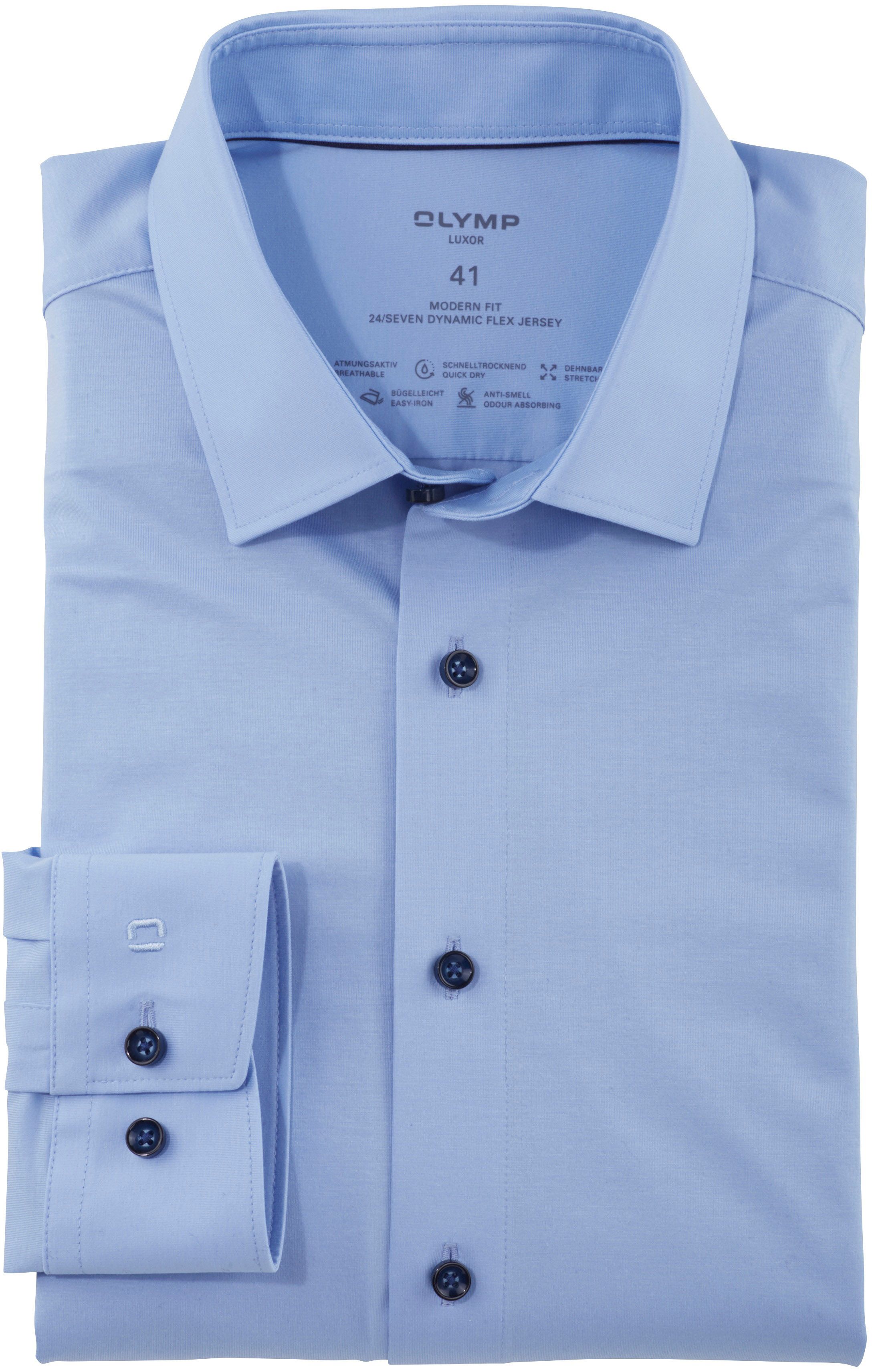 OLYMP Luxor Shirt 24/Seven Light Blue  120264-10 order online | Suitable