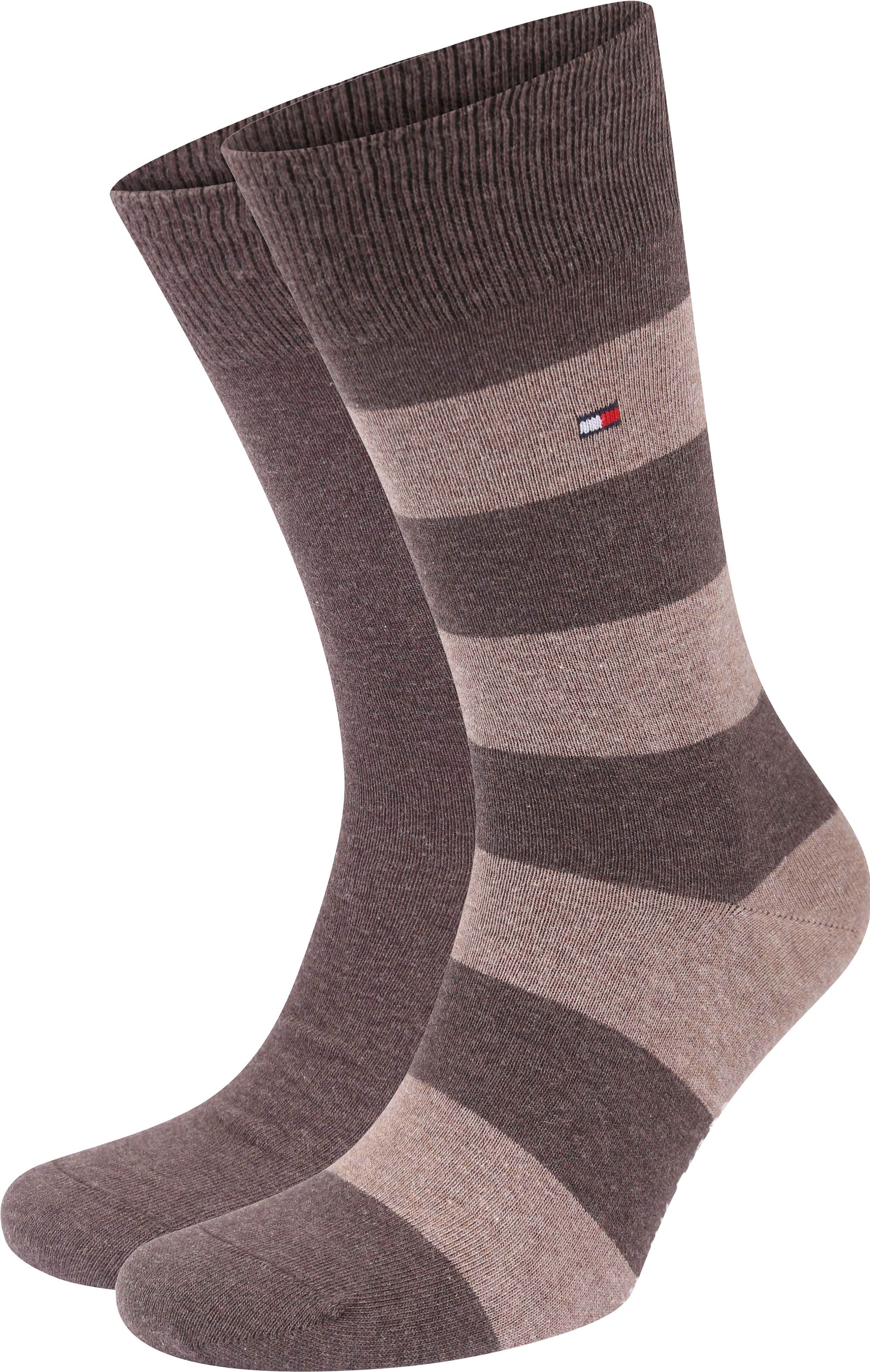 Tommy Hilfiger Sockor 2 Par Rugby Brun 342021001-778