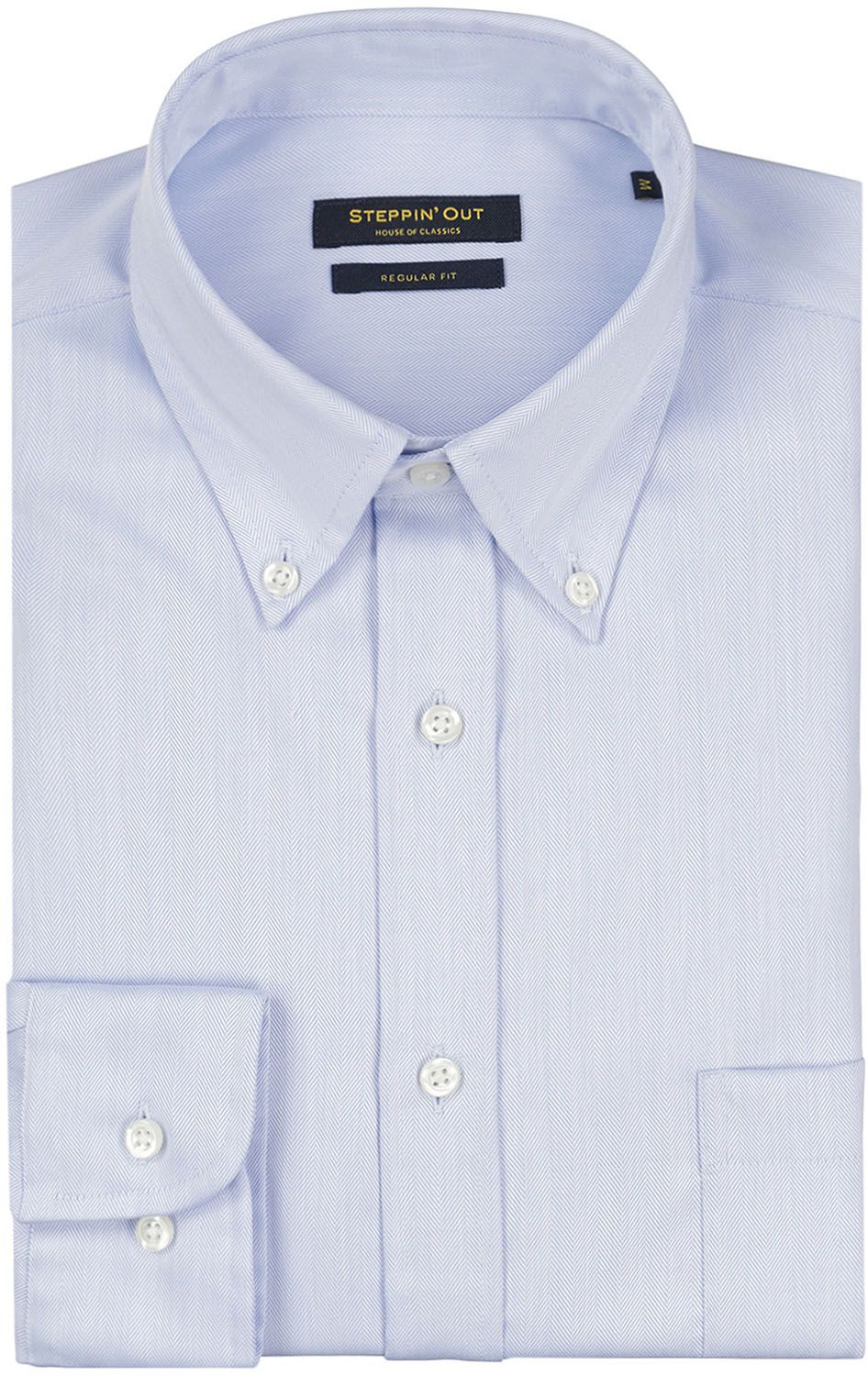 Steppin' Out Hemd Herringbone Hellblau SM6003.0012-2001 kaufen | Suitable