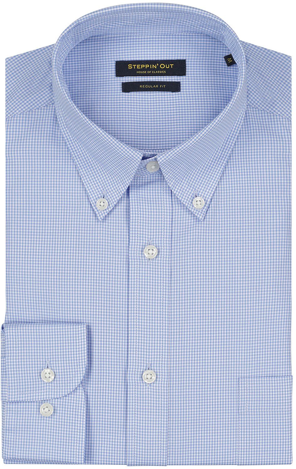 Steppin' Out Hemd Mini Karos Hellblau SH-STEPP-BD-09 kaufen | Suitable