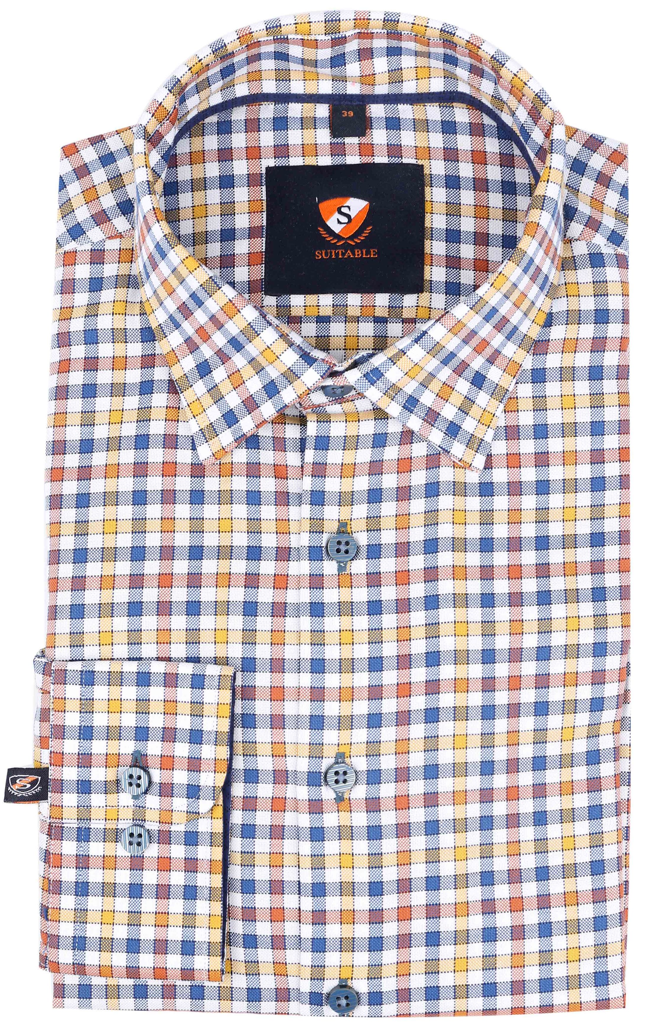 Suitable Chemise Rouge Jaune A Carreaux commander en ligne | 255-5 HBD Check Red Yellow | Suitable Luxembourg