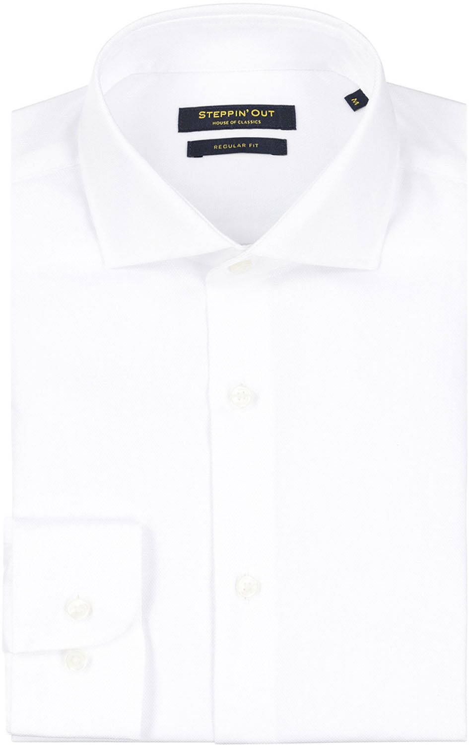 Steppin' Out Skjorta Dobby Vit SM6003.0008-9000