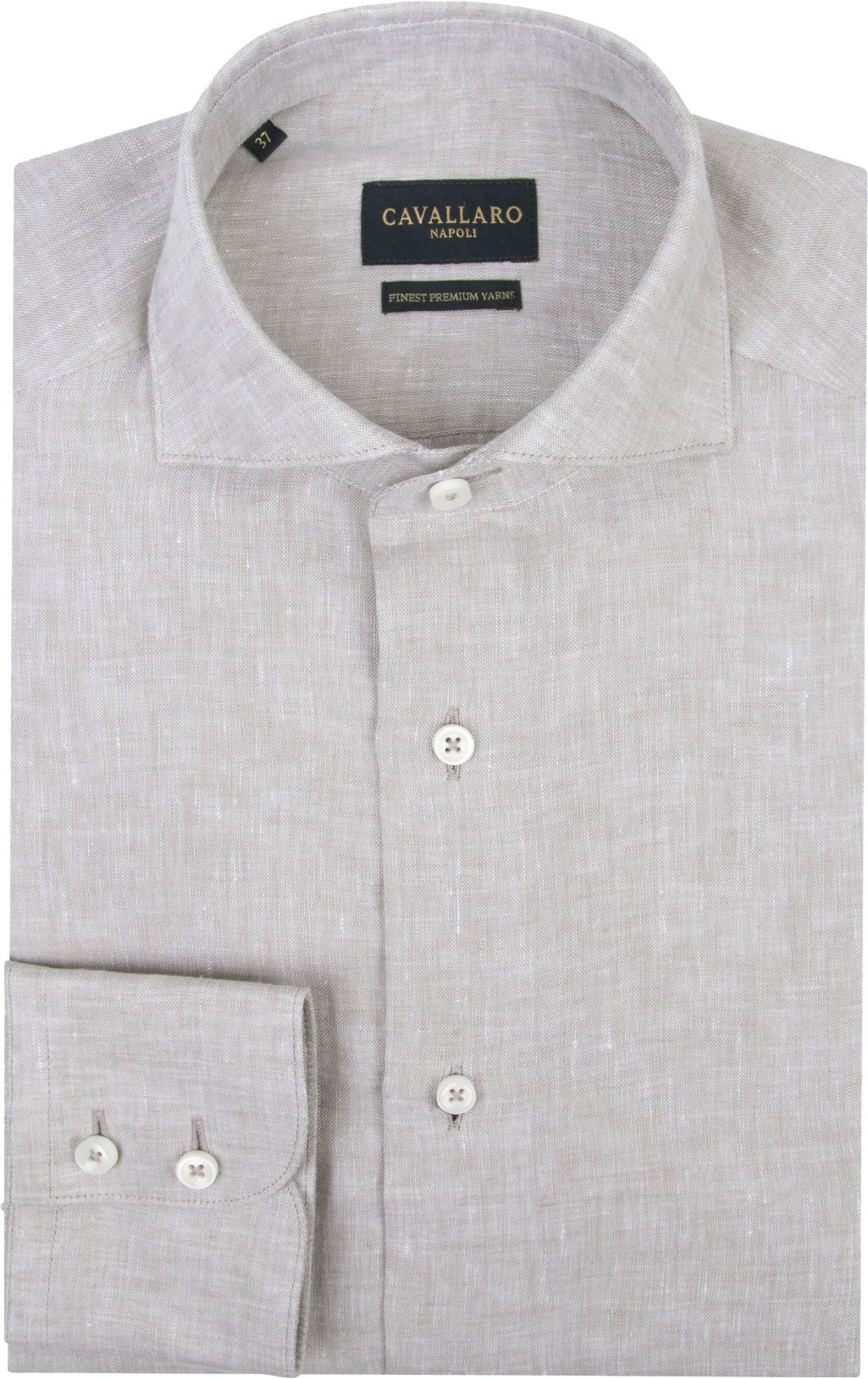 Cavallaro Napoli Camisa Beige 110241021 
