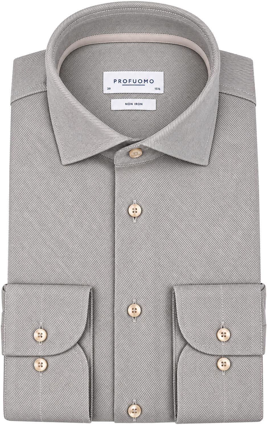 Profuomo Heavy Twill Shirt Green order online | PPXH30007D-Z | Suitable Liechtenstein