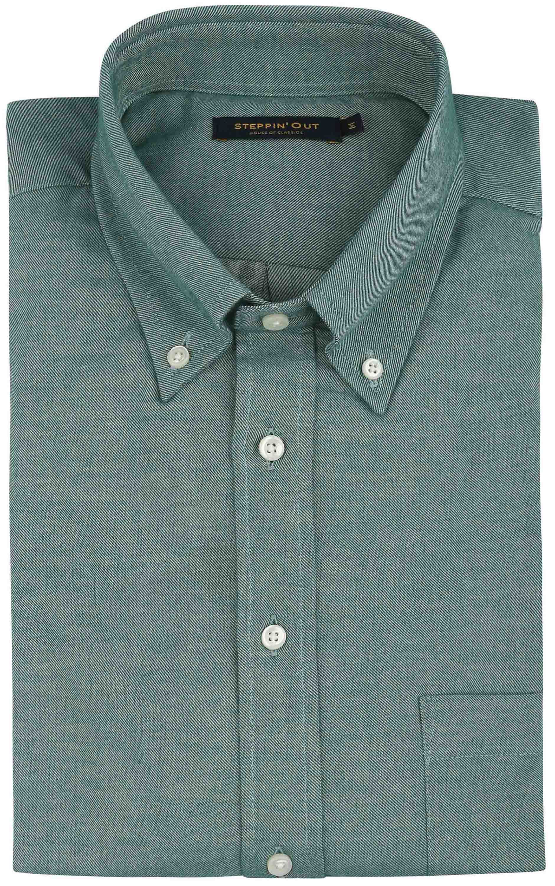 Steppin' Out Chemise Twill Vert commander en ligne | SM6001.0010-5003 | Suitable Luxembourg