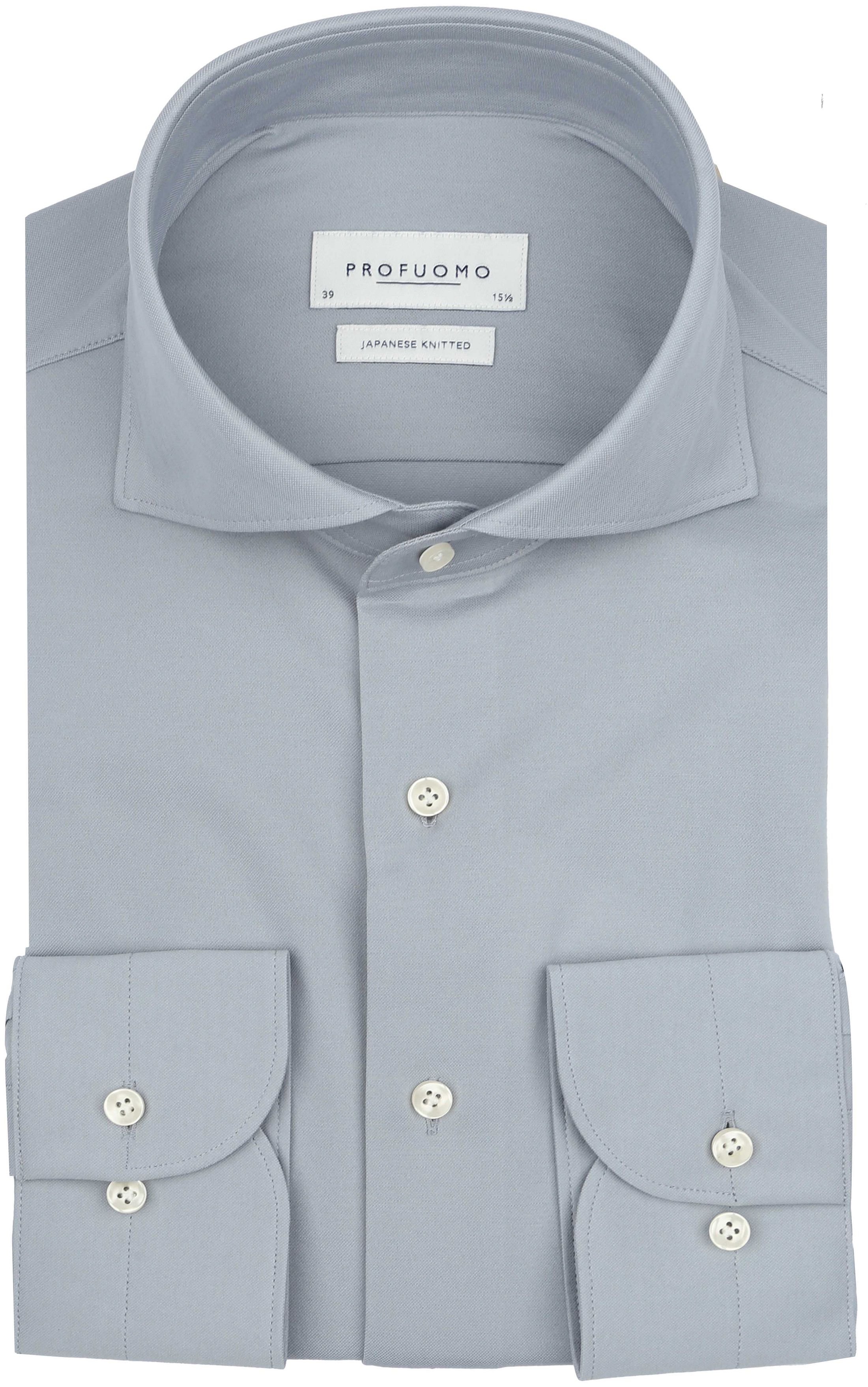 Profuomo Japanskt Stickat Skjorta Light Blue PPXH10032H-M