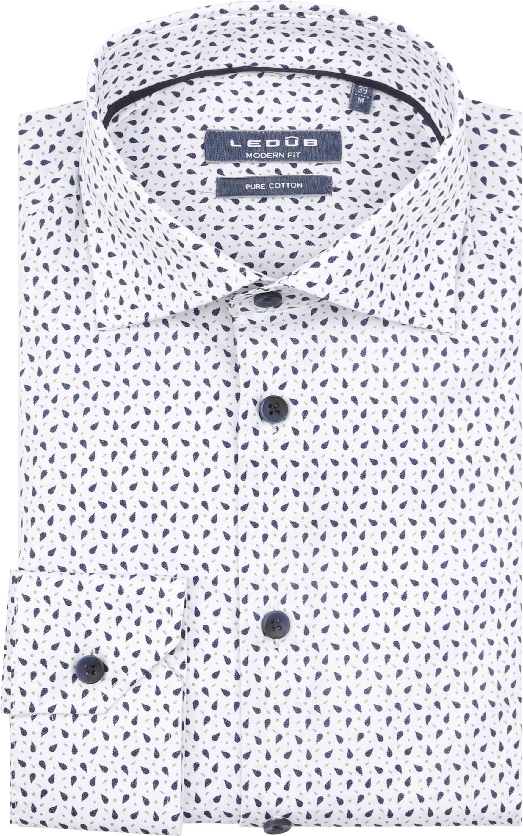 Ledub Hemd Print Weiß 0142094-910196 kaufen | Suitable