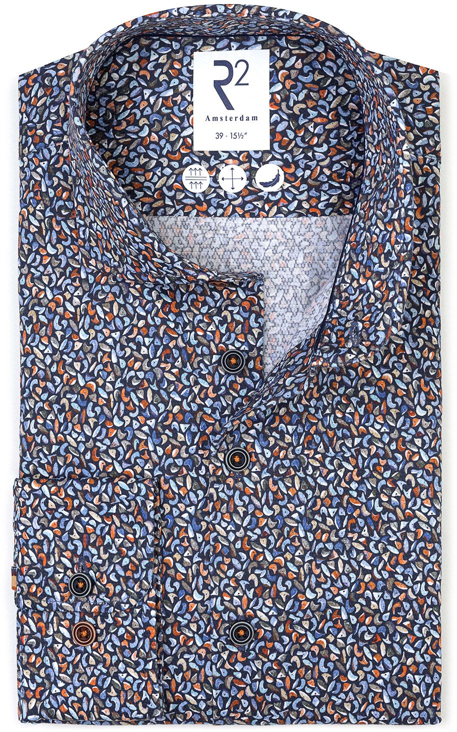 R2 Skjorta Dobby Climbing Wall Multicolor 130.WSP.073-073