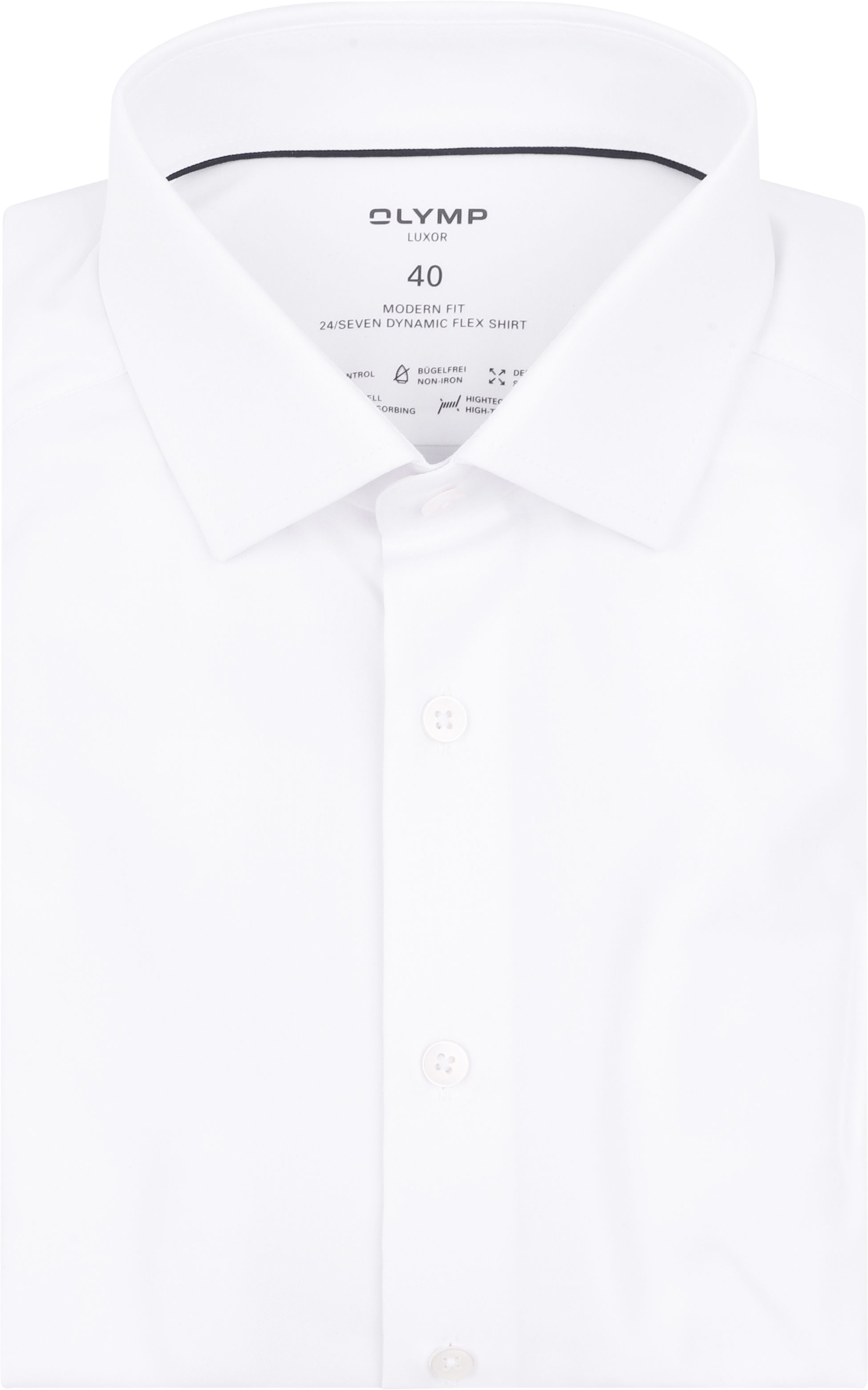 Olymp Luxor 24/Seven Shirt White order online | 123024-00 | Suitable Liechtenstein