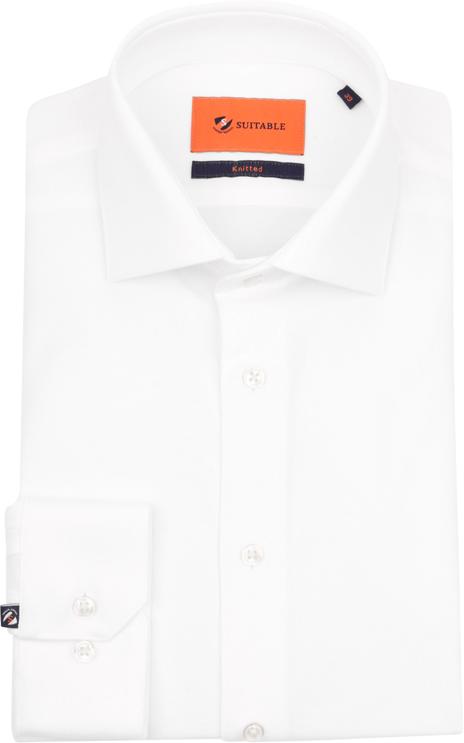 Suitable Shirt Knitted Piqué White KN92-01 Pique White order online | Suitable