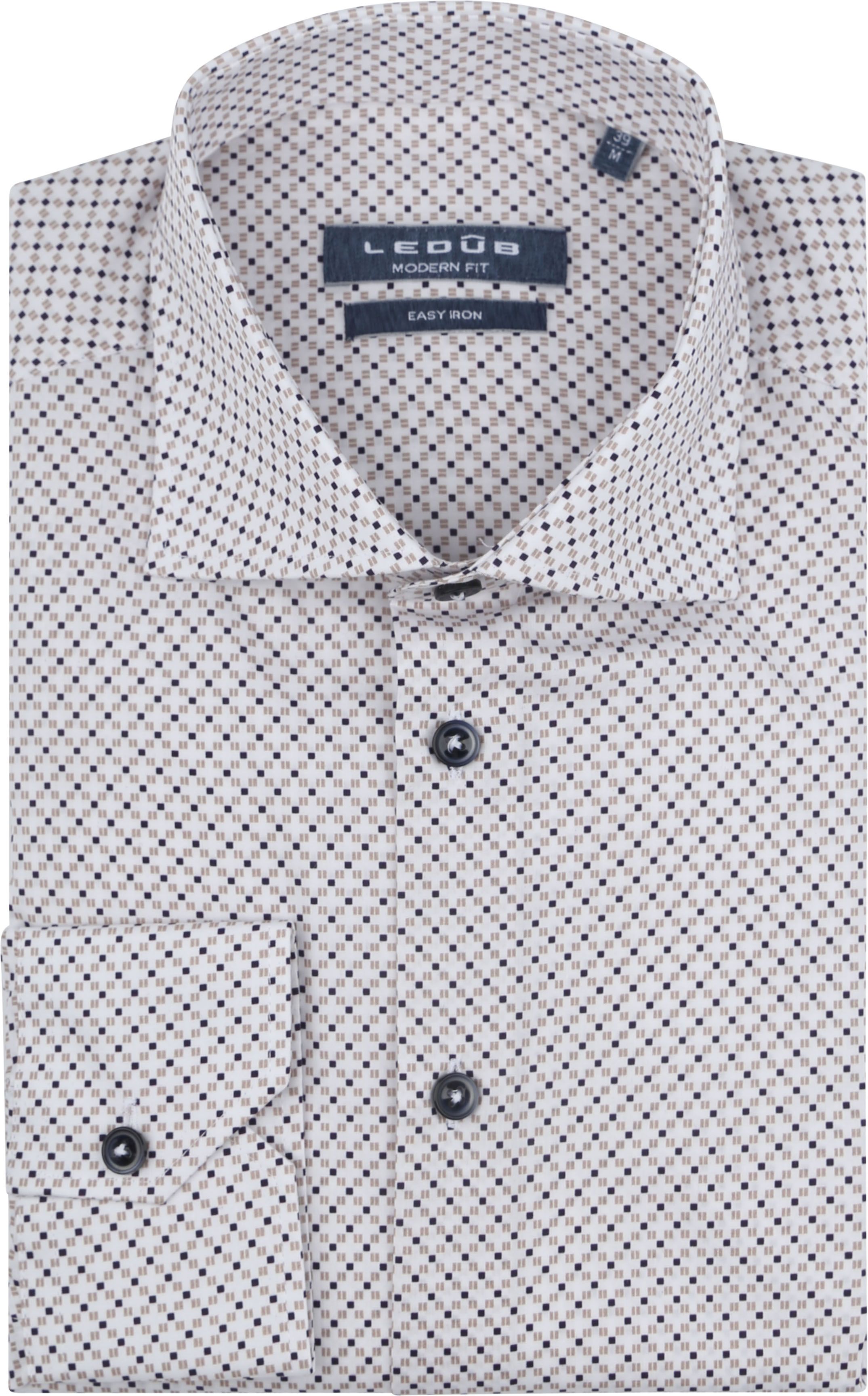 Køb Ledub Skjorte med Print i Beige 0142286-916000 | Suitable