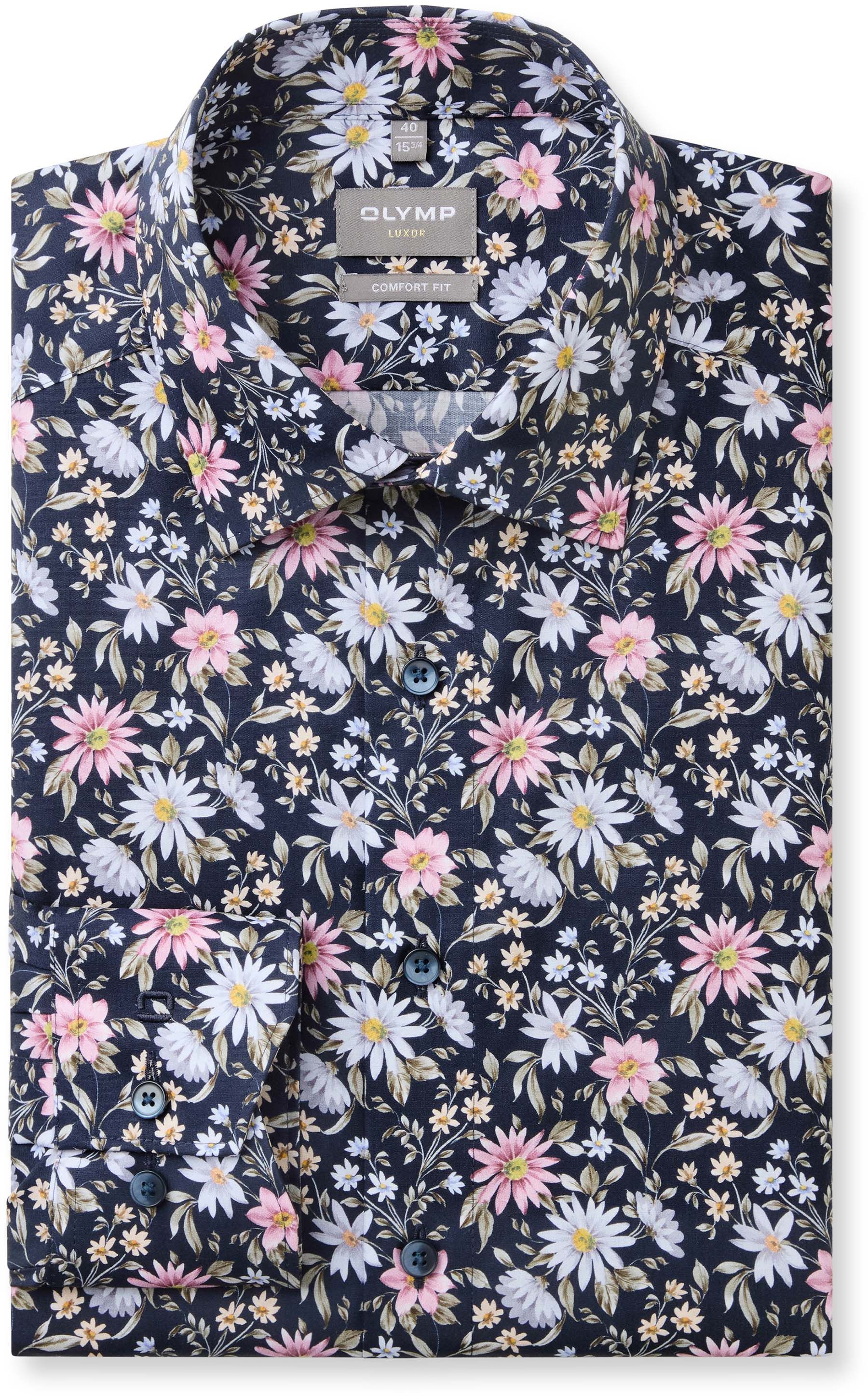 Olymp Luxor Farverig Blomsterprint 102274-18