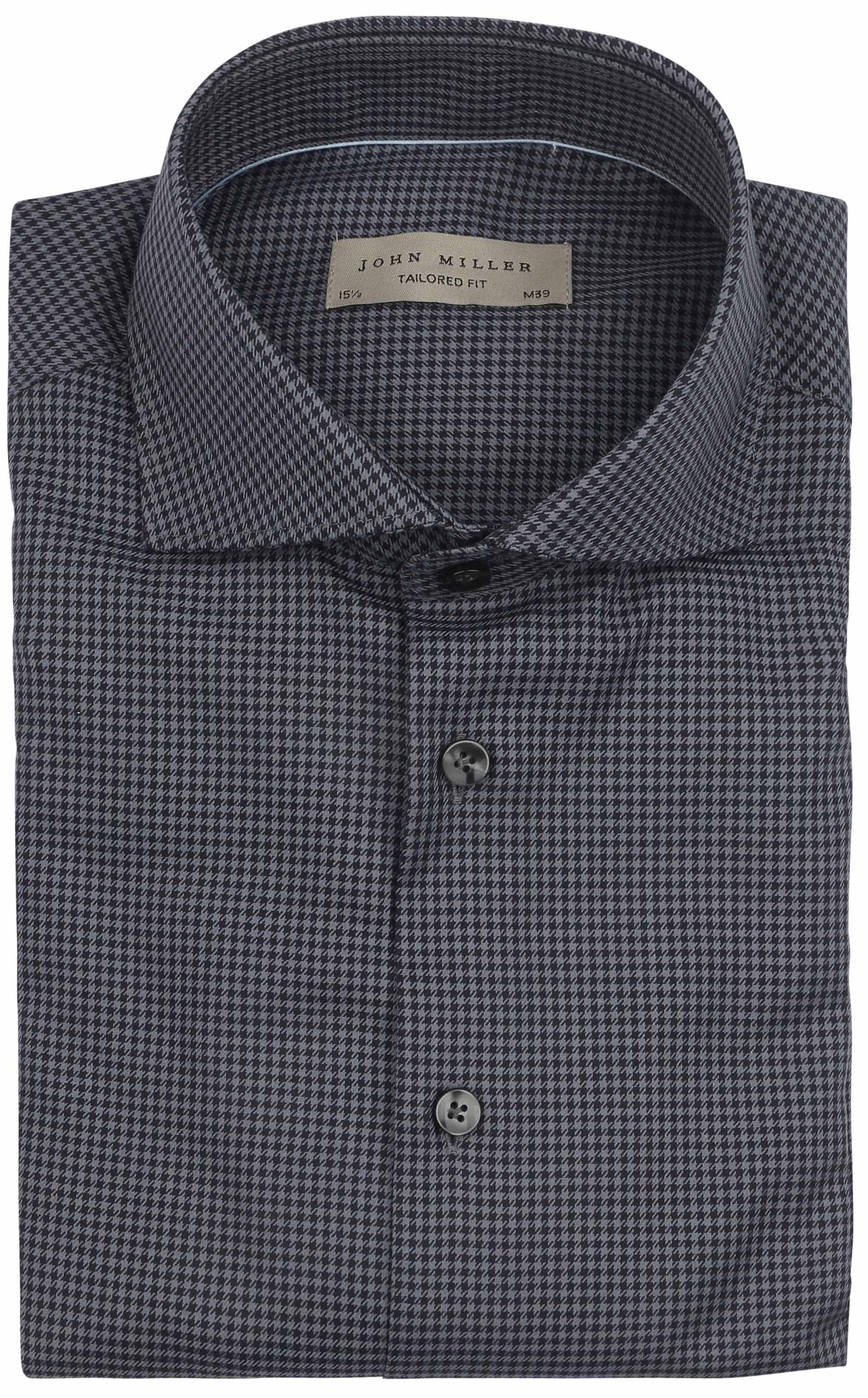 John Miller Skjorta Vichyrutor Antracit 5141564-270000 köp | Suitable