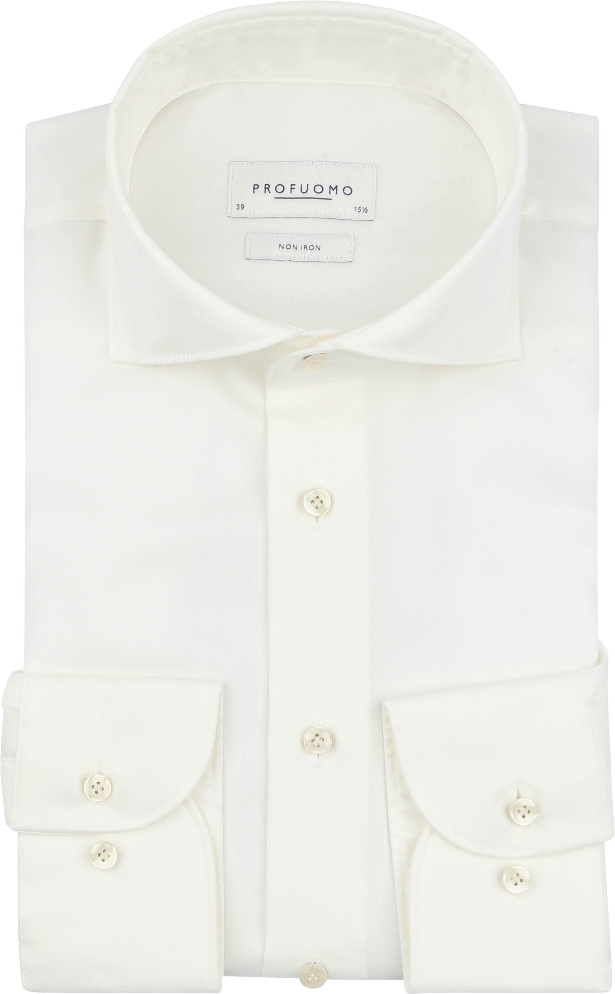 Profuomo Twill Skjorta Off White PP2H00010E-E