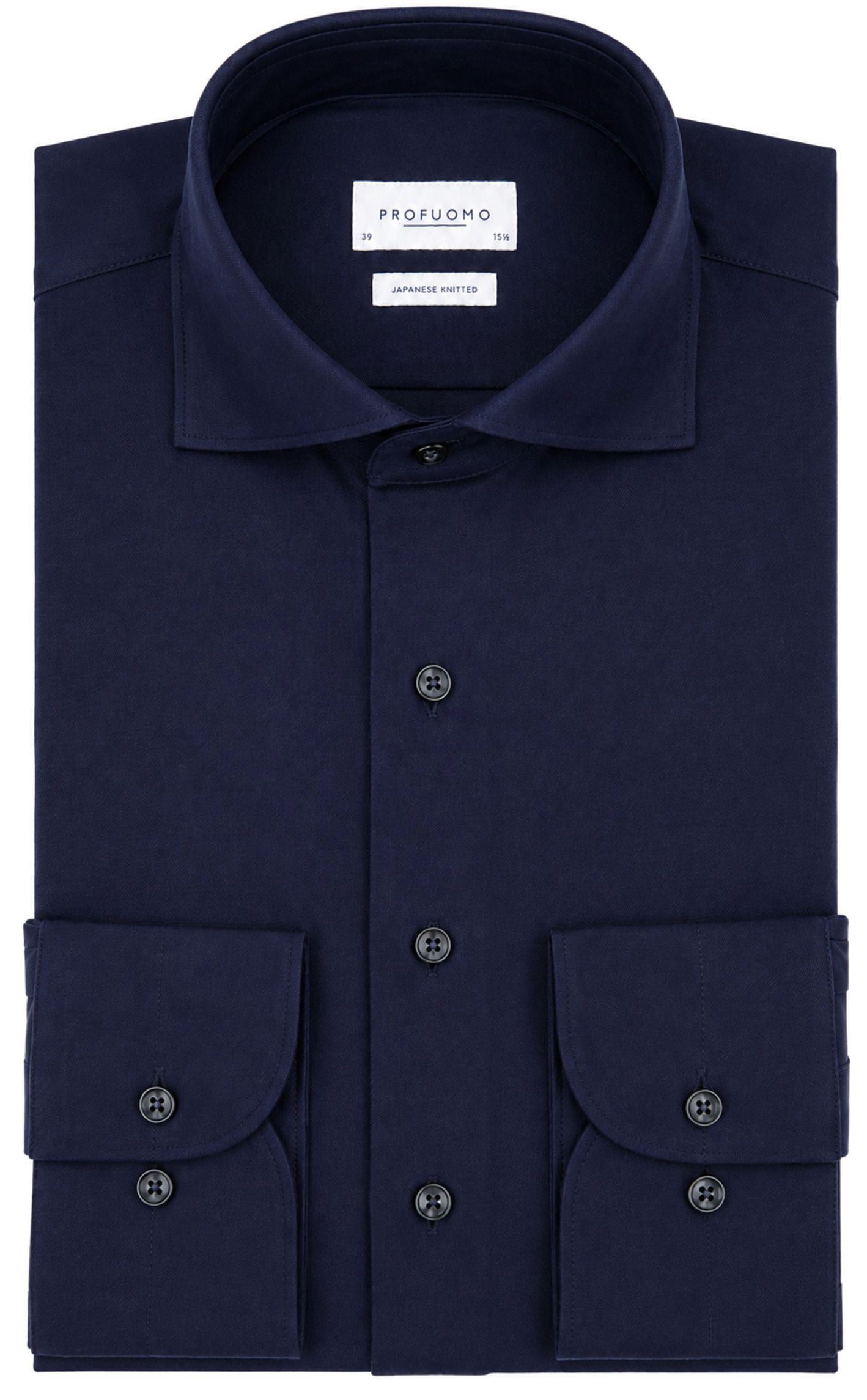 Profuomo Japanese Knitted Shirt Navy order online | Suitable Lithuania