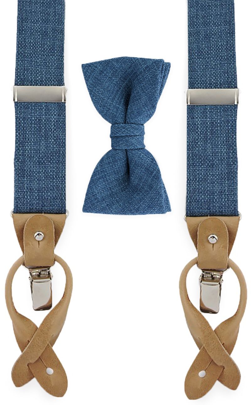Sir Redman's Suspenders Combo Pack Indigo SRCOMBI20200B