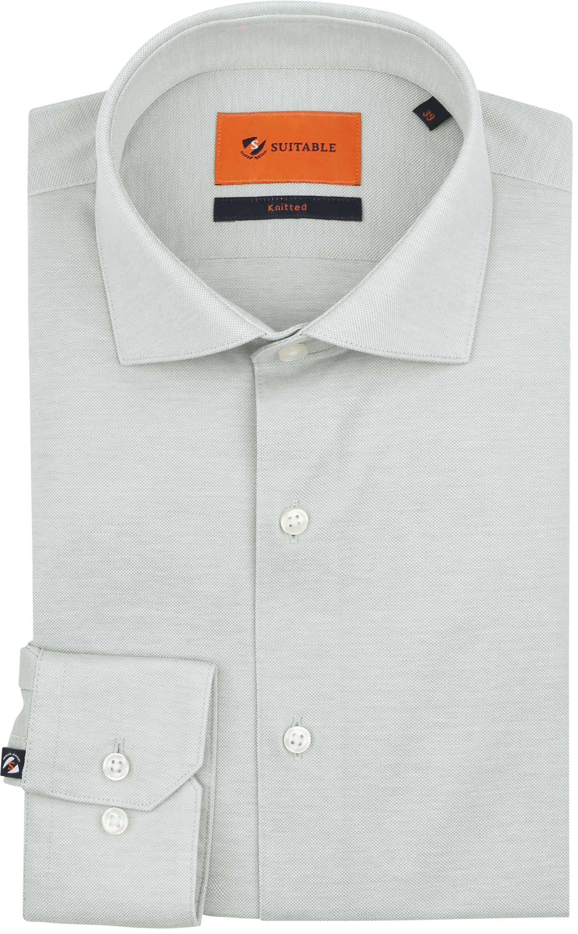 Suitable Camicia Verde KN25-01 WS KN Light Green 