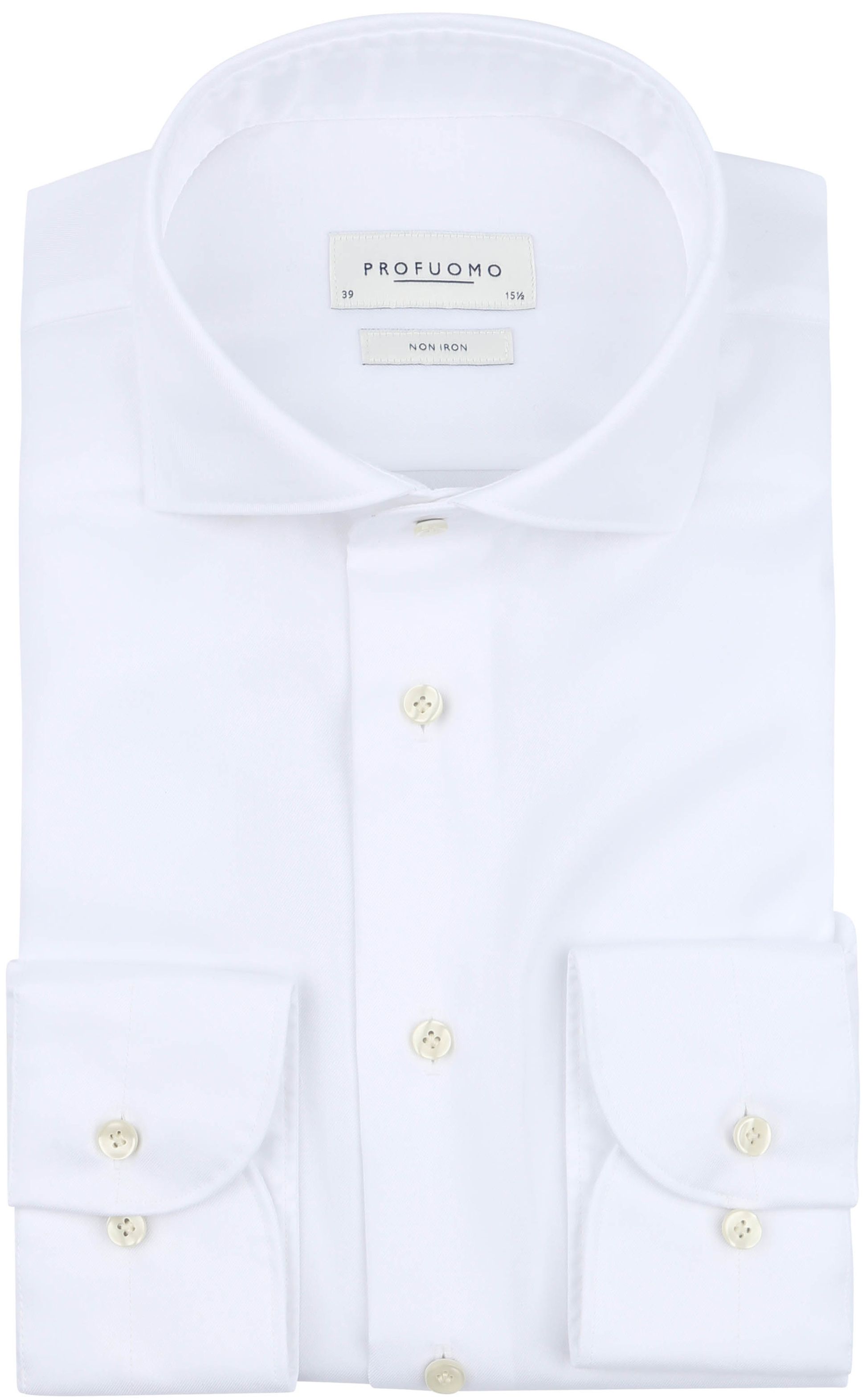 Profuomo Twill Skjorta Vit PP2H00010A-2