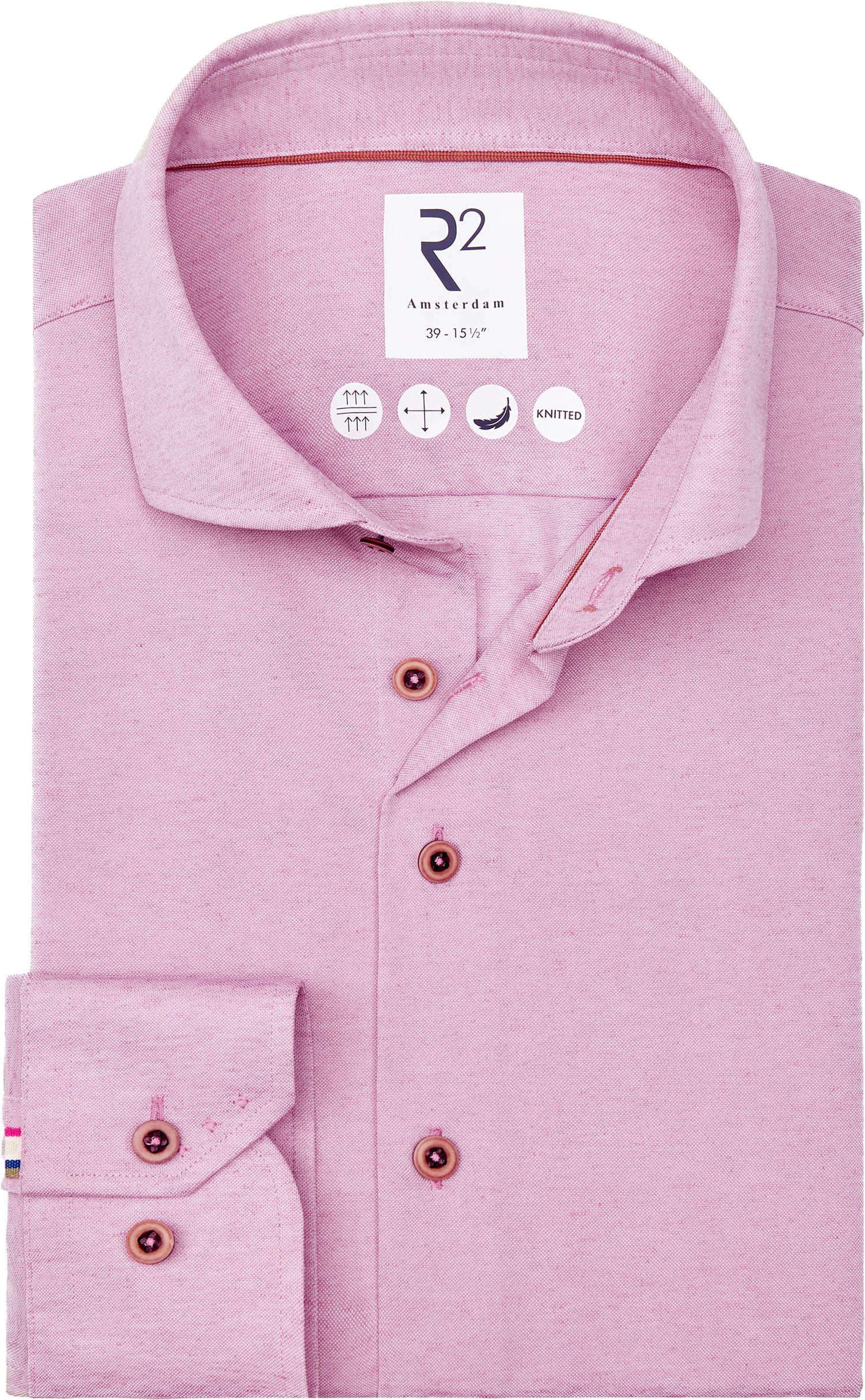 R2 Amsterdam Camisa Rosa 128.WSP.019-087 