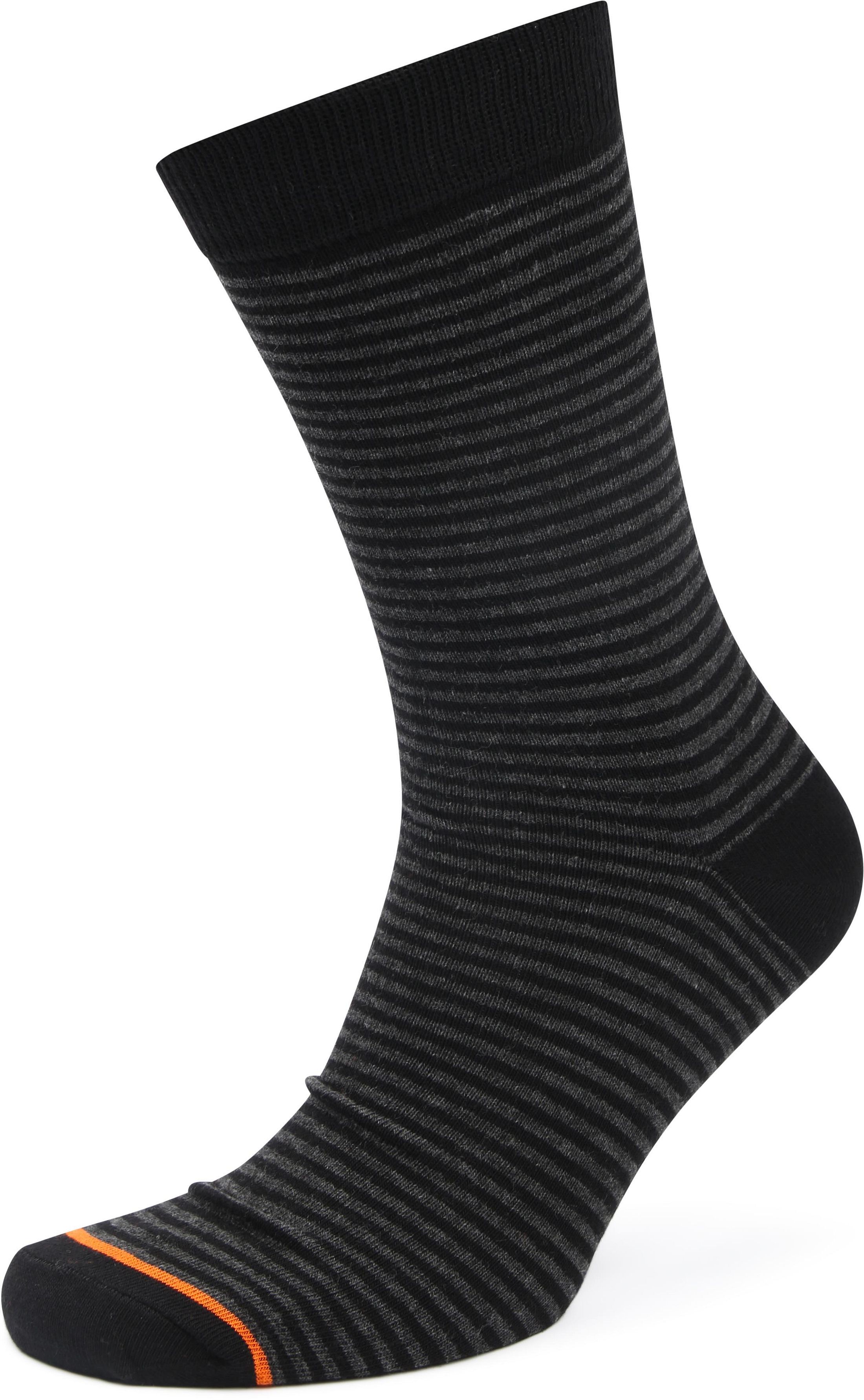 Suitable Socken Streifen Anthrazit SCK-35 Grey kaufen | Suitable