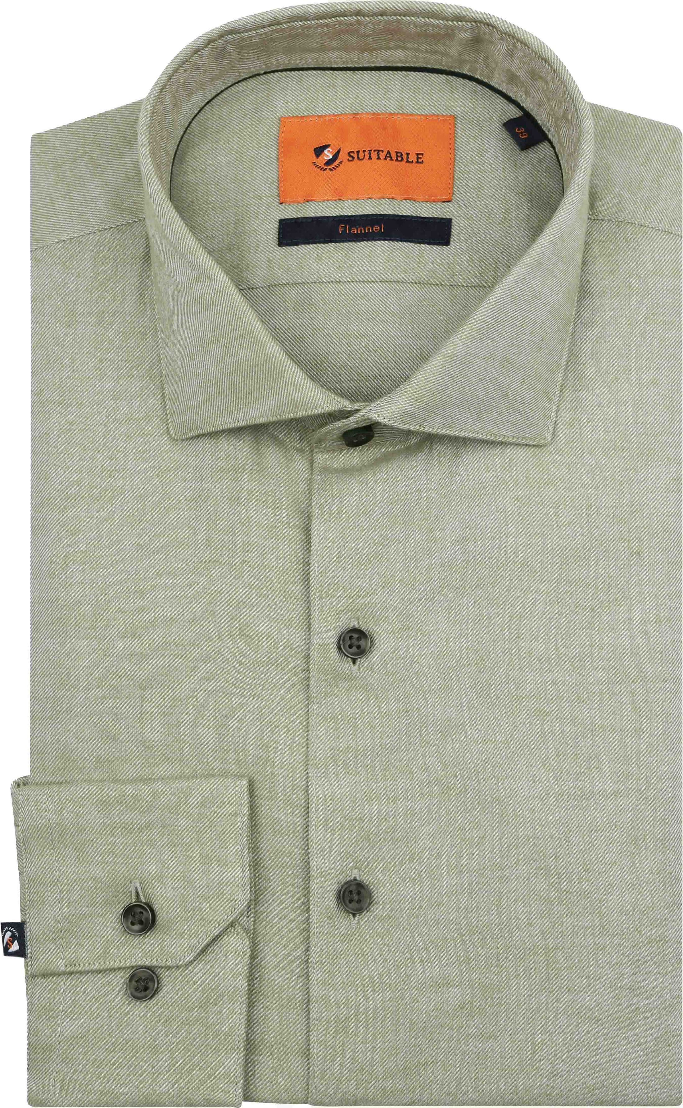 Suitable Shirt Widespread Flanel Green order online | SH-FLAN-PL-23-02 | Suitable Slovakia