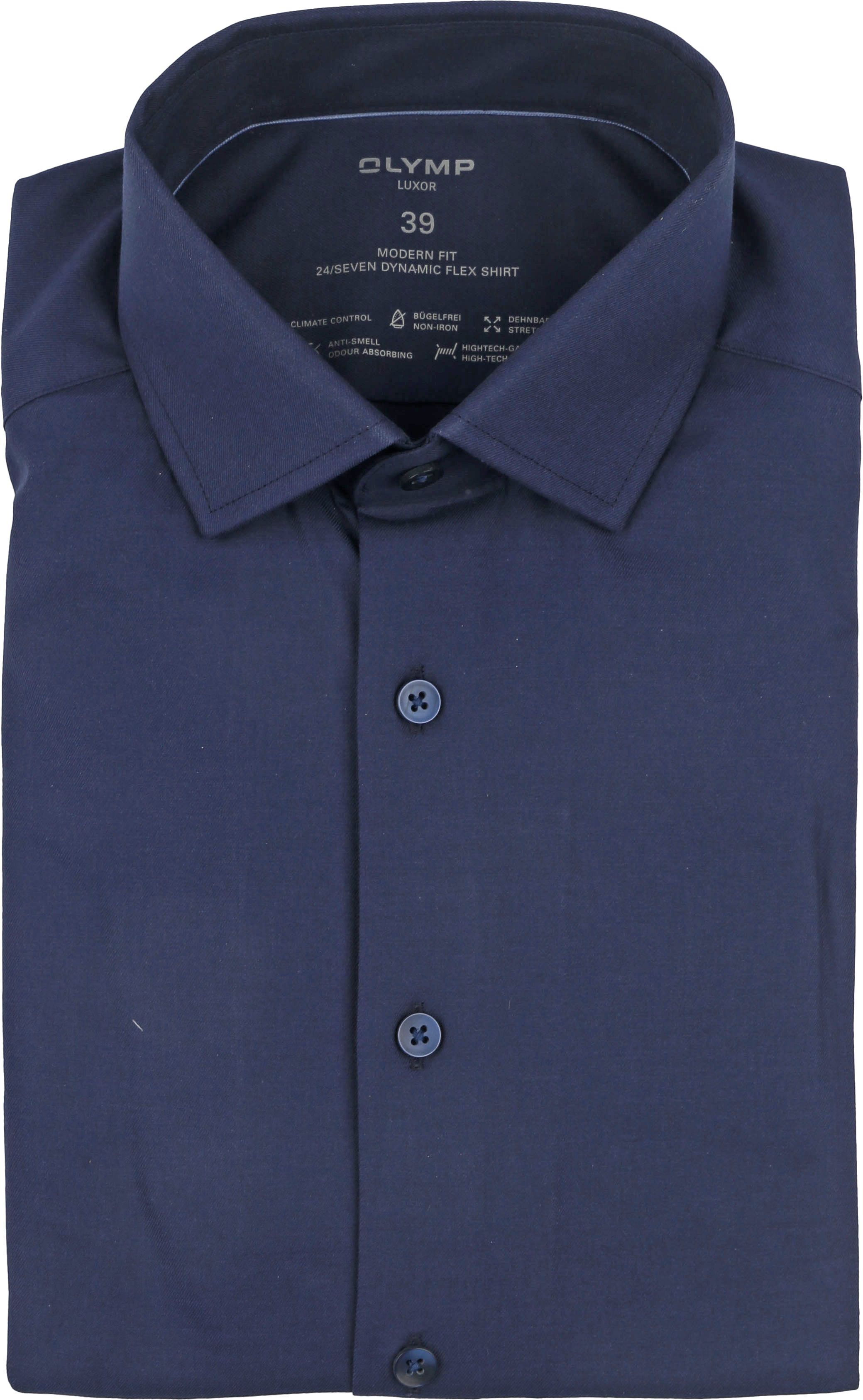 OLYMP Luxor Shirt 24/Seven Navy order online | 123024-18 | Suitable Liechtenstein