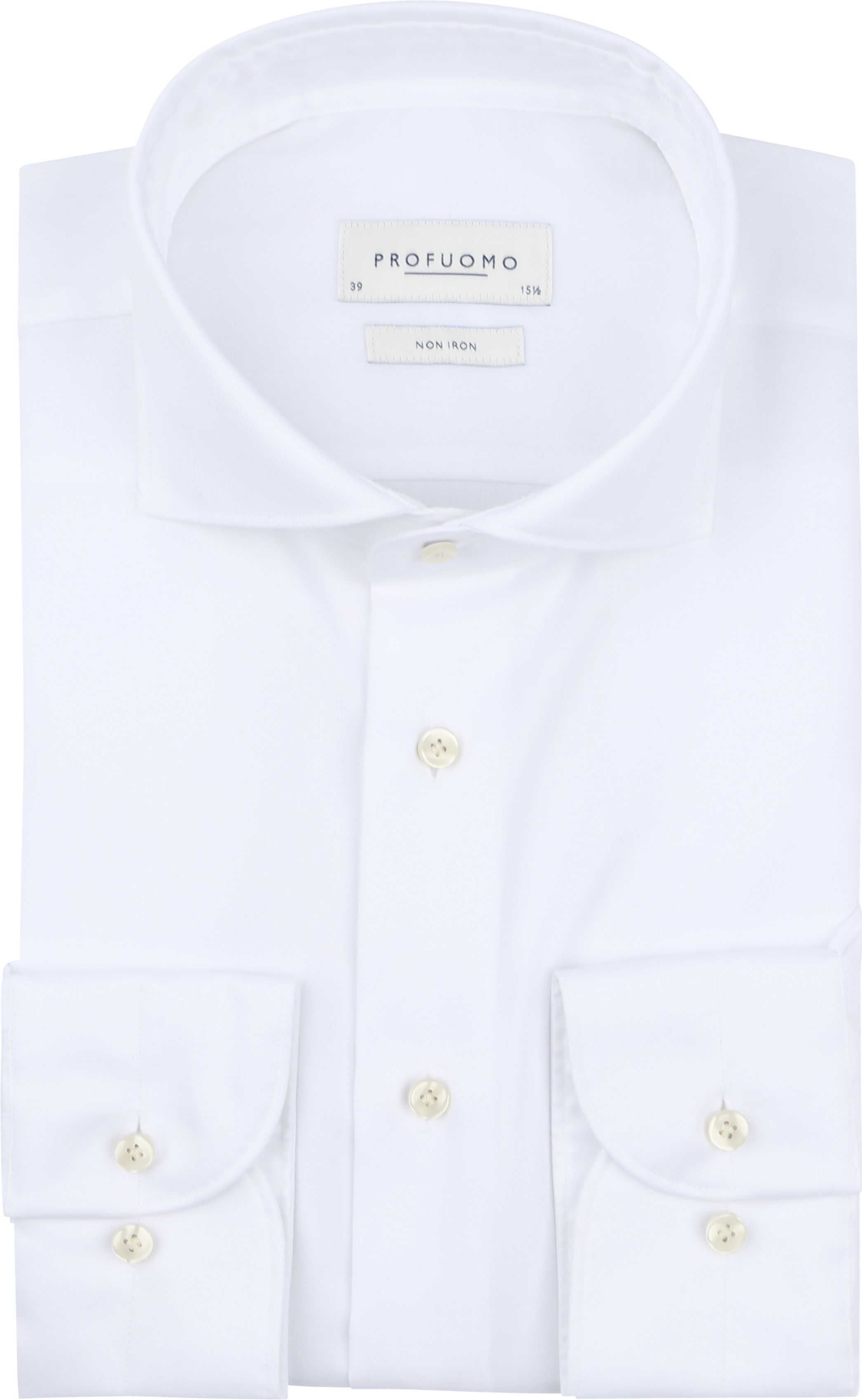 Profuomo Twill Hemd Extra Long Sleeves Weiß  PP2H00011A-2 kaufen | Suitable