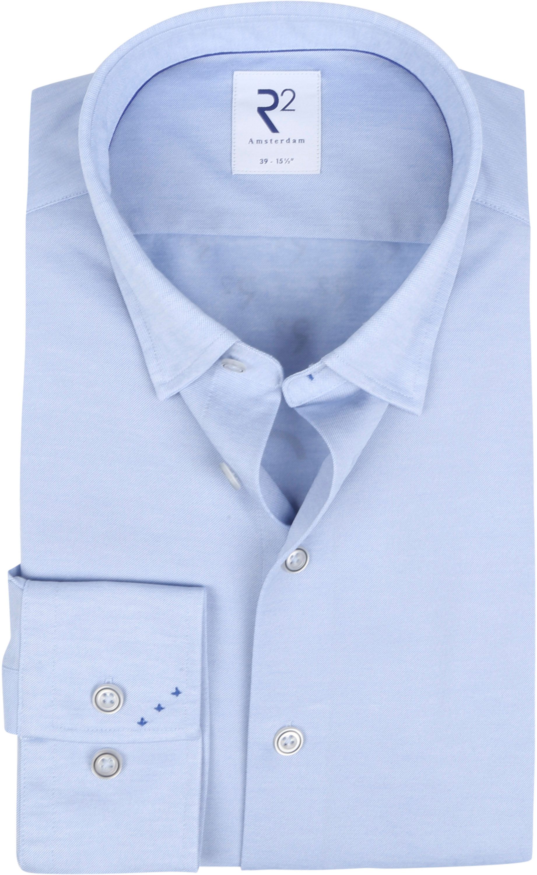 R2 Amsterdam Camicia Blu NOS.KNIT.002/018-000018 